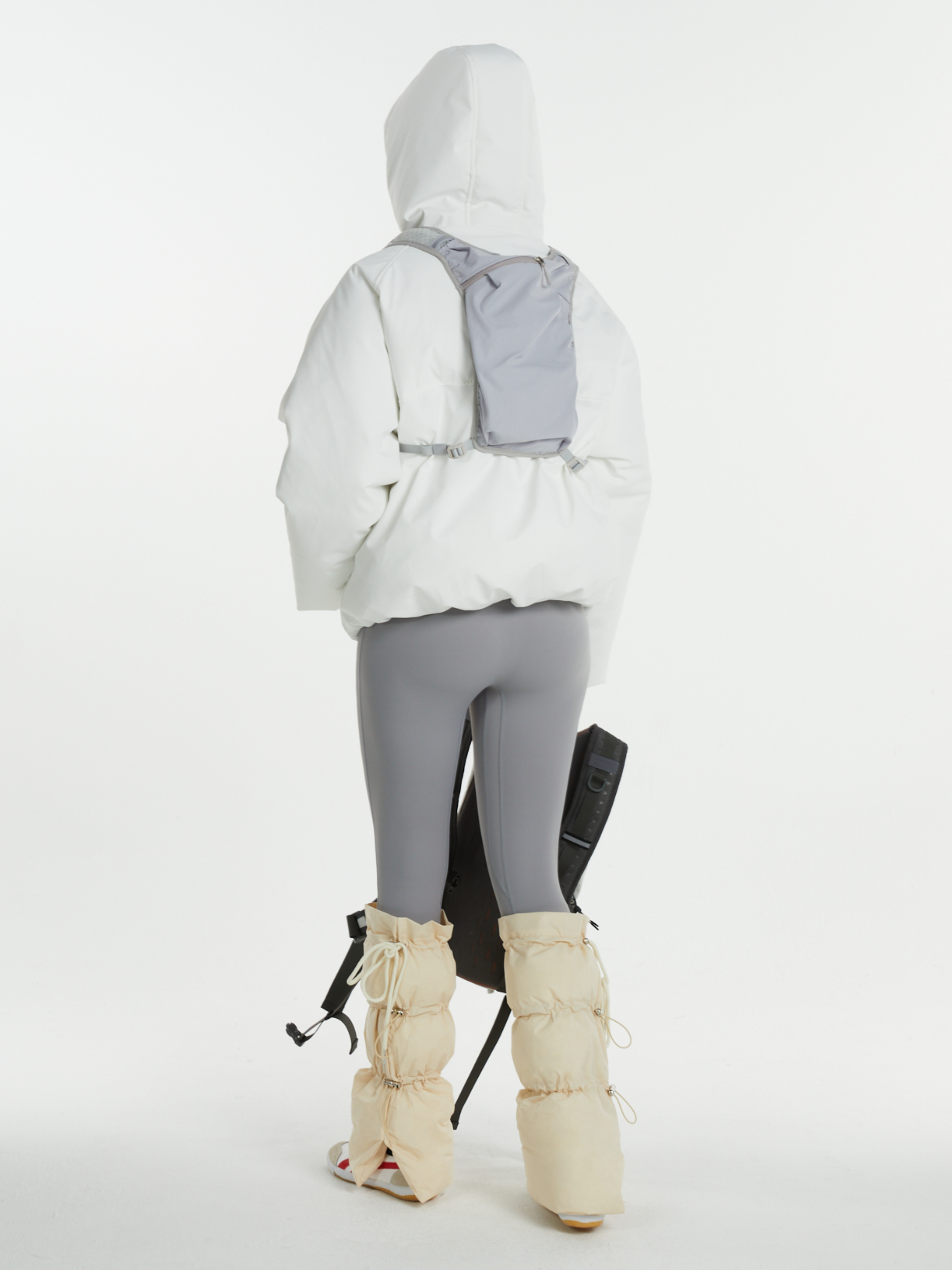 BluffGo - Asymmetric Zipper Hooded Insulated Jacket