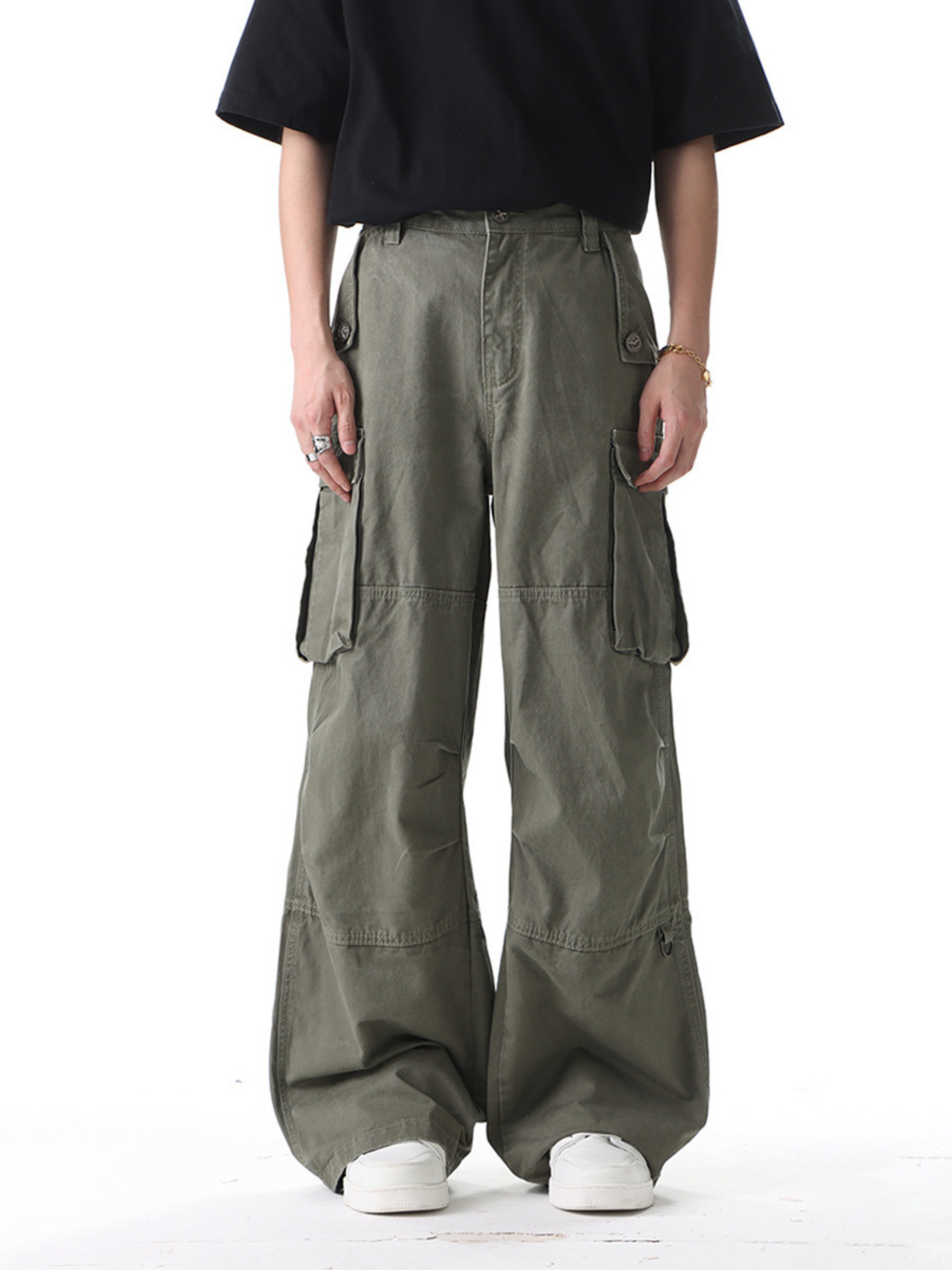 WindTarp - Men's Vintage Wide-Leg Pants GONGGAR SPORTS