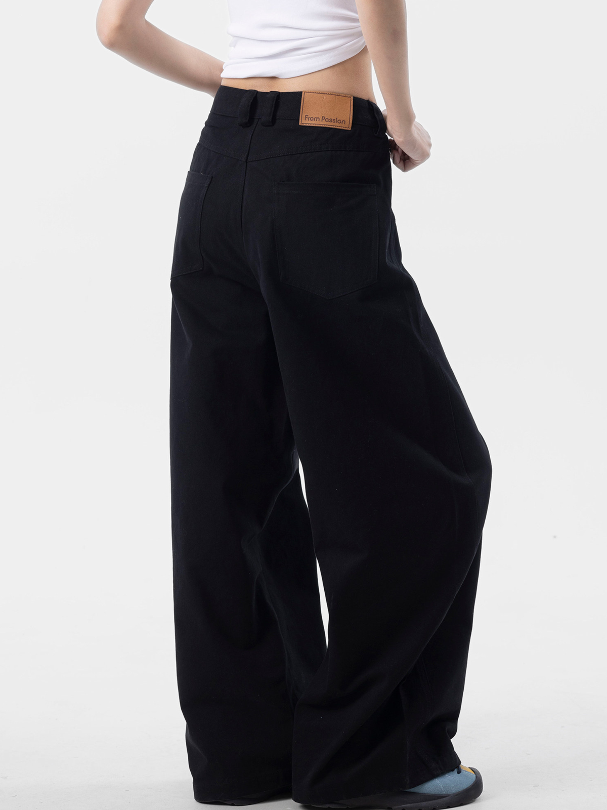 EchoLine - Unisex Natural Drape Cotton Straight-Leg Relaxed Pants