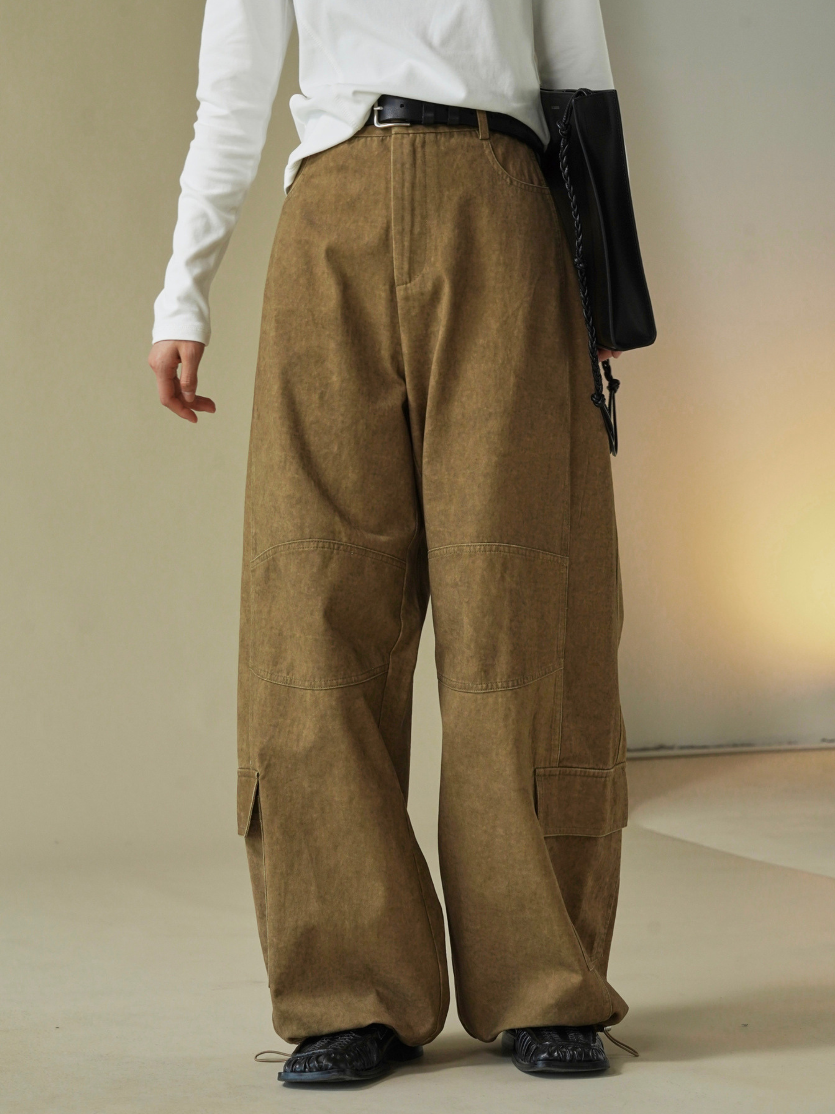 Aquacrest - Women's Wash Utility Large Pockets Cargo Pants