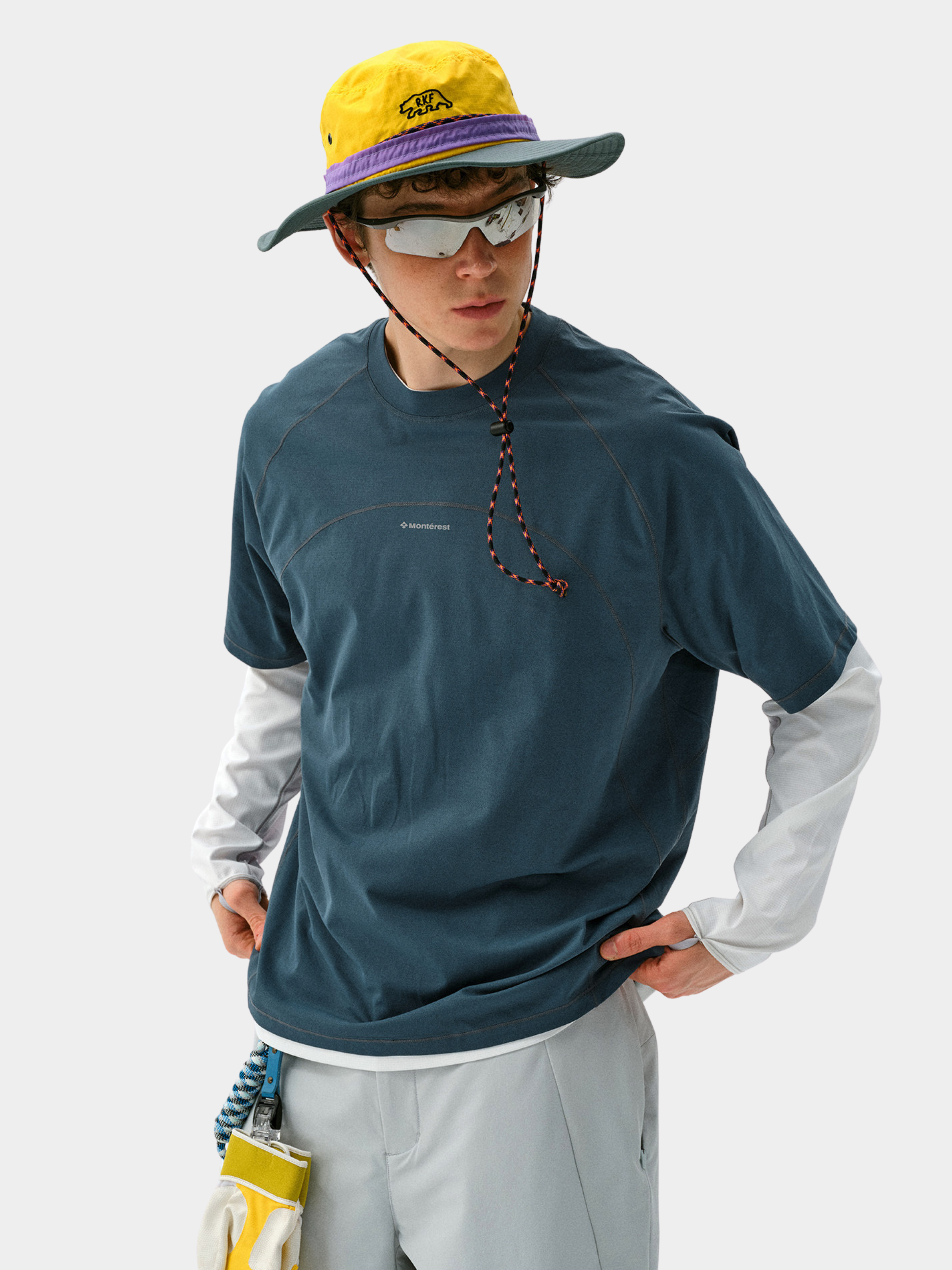 Emberreach - UPF50+ Moisture-Wicking Antibacterial Crewneck T-Shirt