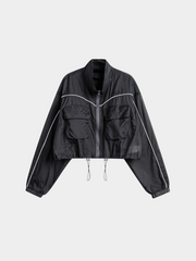 MesaView - Women's UPF50+ Cropped Stand-Collar Sun Jacket – Sweet & Edgy Style GONGGAR SPORTS