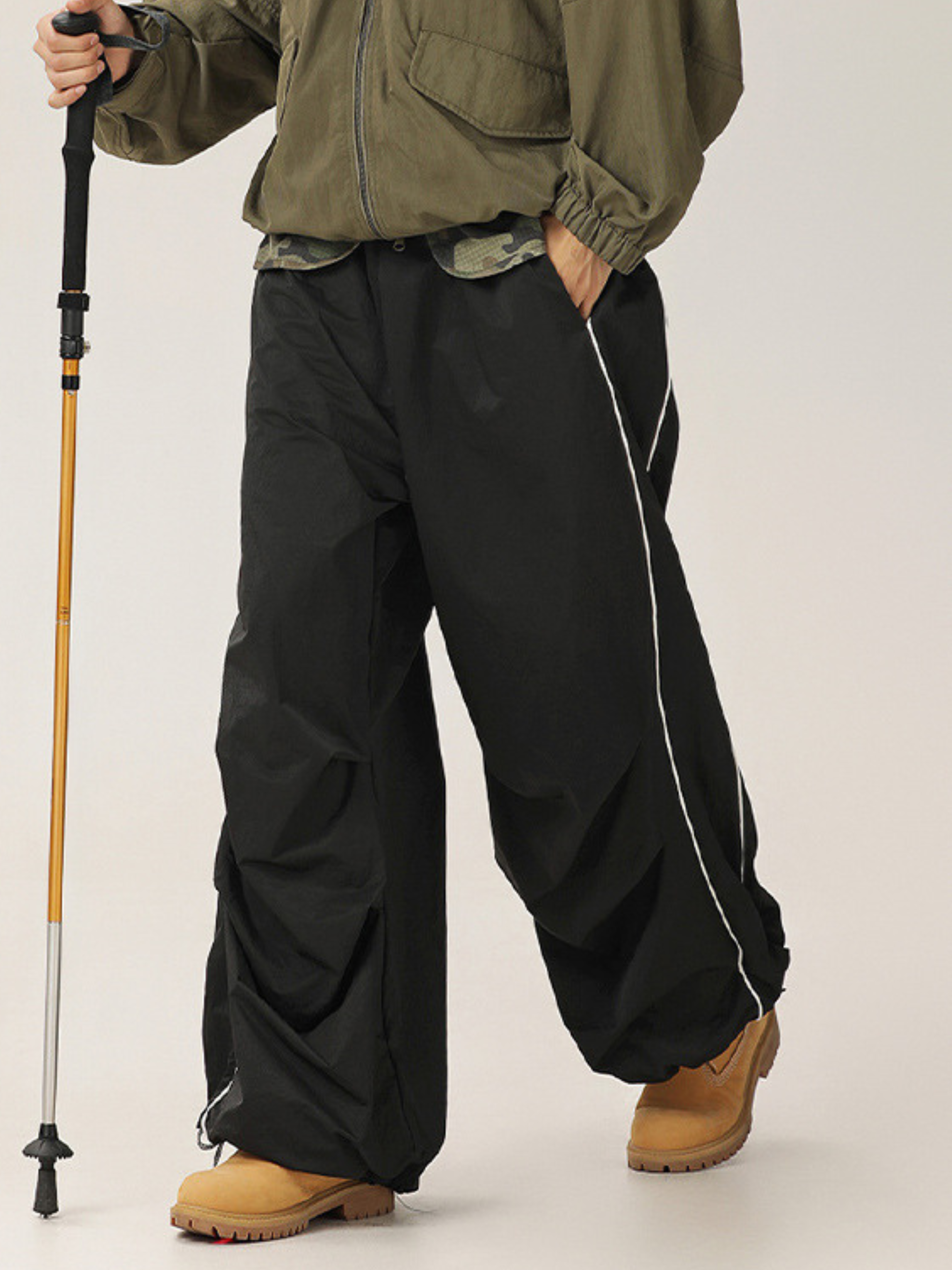 EaglePath - Unisex Ultra-Loose Paratrooper Pants for Camping & Urban Wear GONGGAR SPORTS