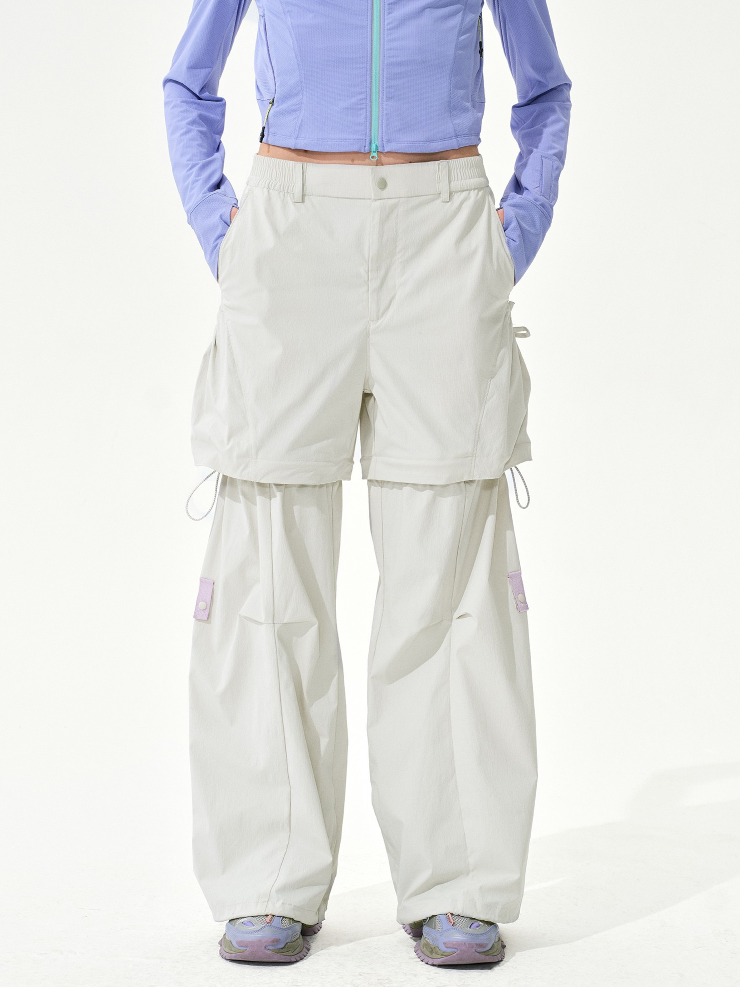 Aquafield - Women’s Scotchgard moisture-wicking detachable long shorts