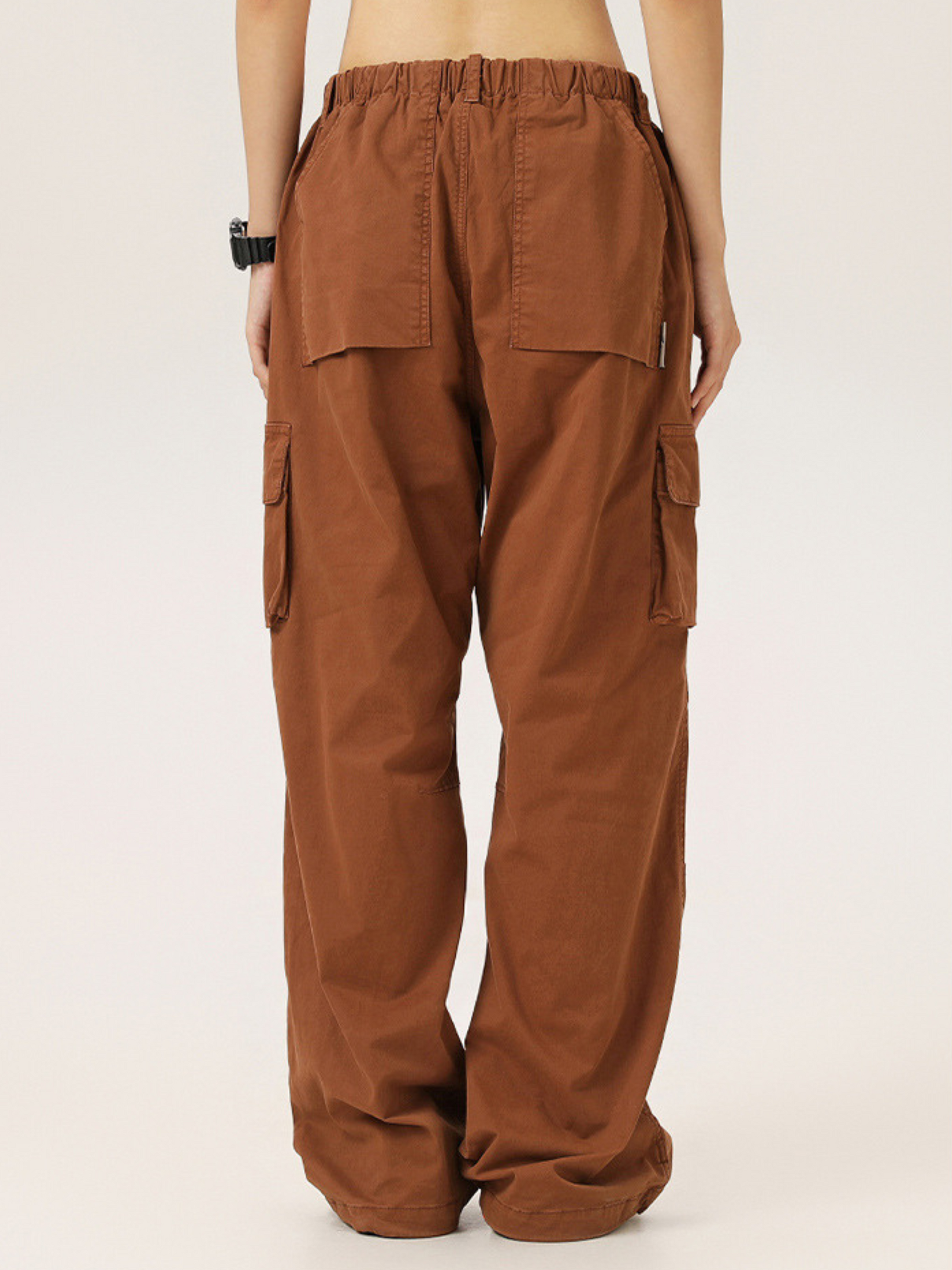 EagleNest - Unisex Loose Straight-Leg Utility Pants with Adjustable Hem GONGGAR SPORTS