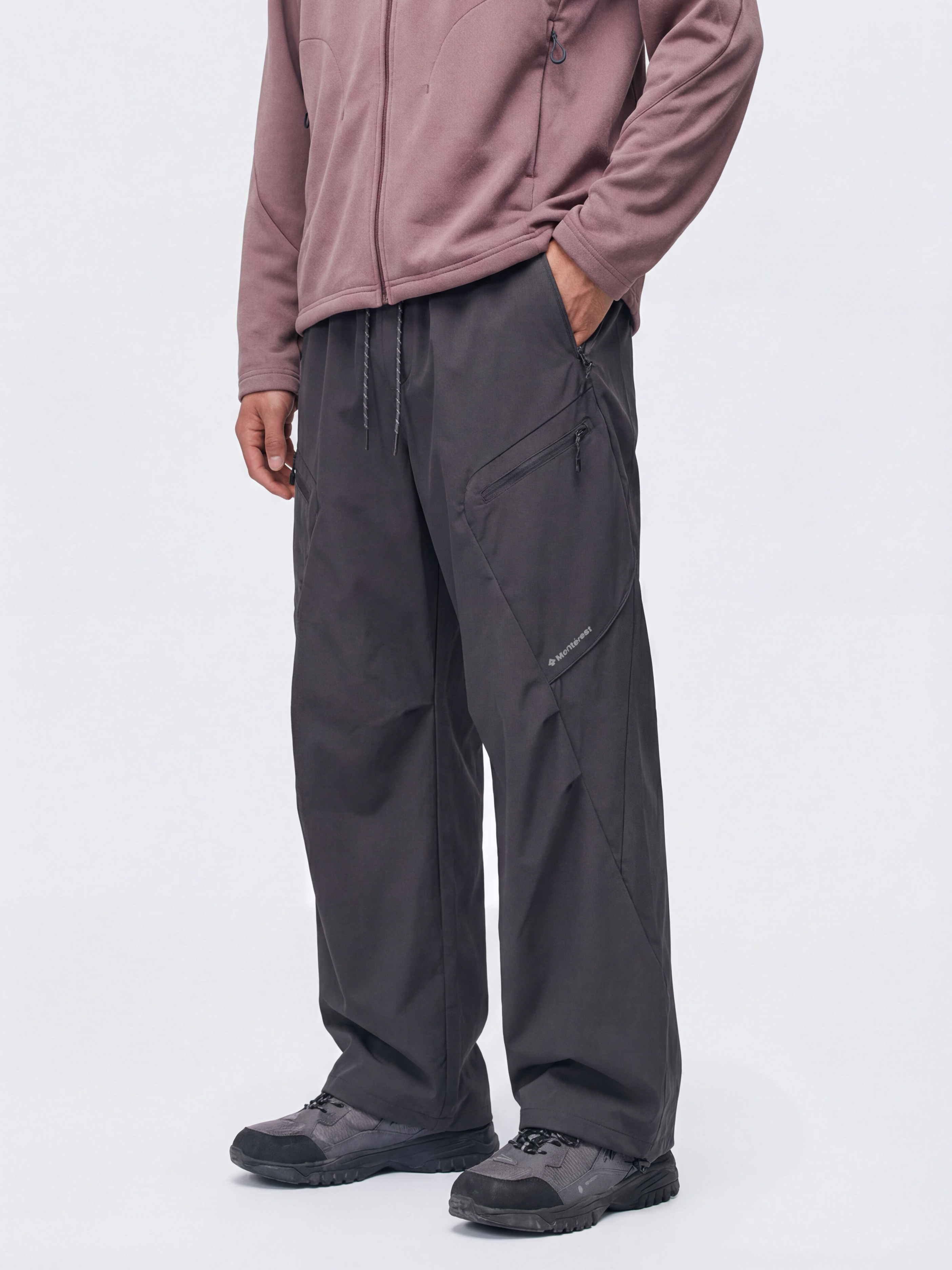 Emberfire - Unisex Water-Repellent Multi-Pocket Drawstring Utility Pants