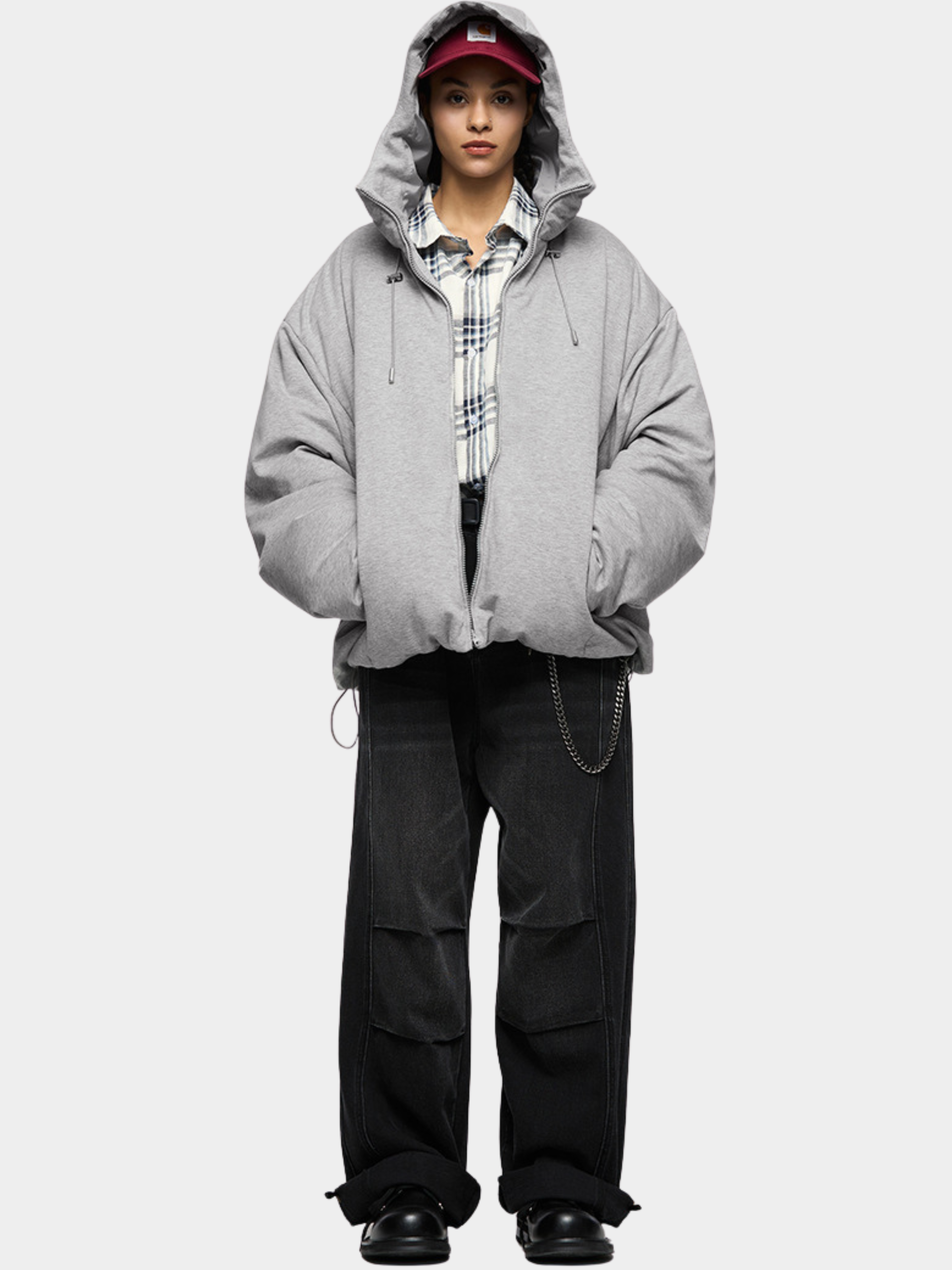 DryCanopy - 90% Duck Down Knit Fabric Hoodie Jacket