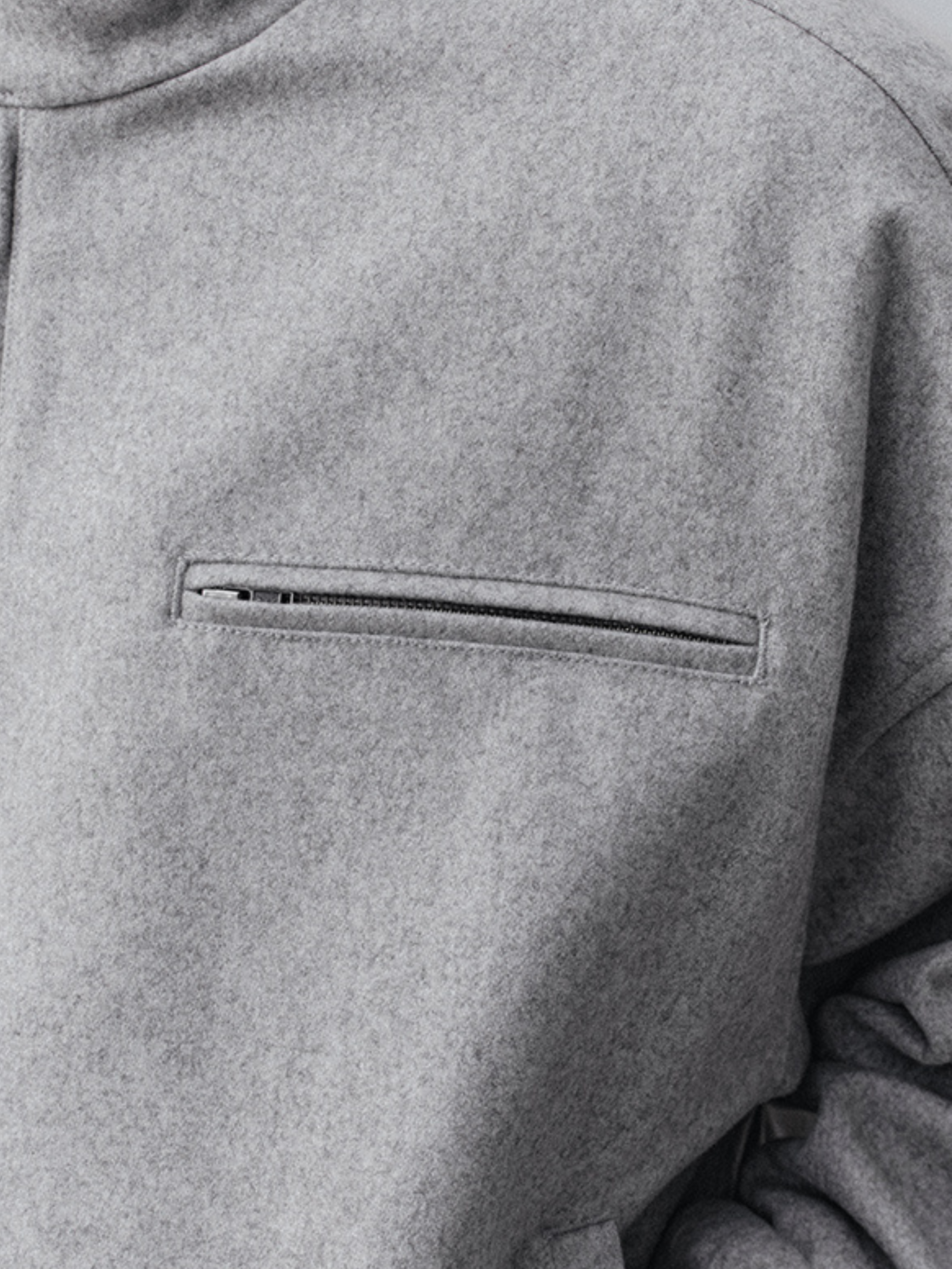 Moonreach - Men's Double-Button Stand-Collar Harrington Jacket