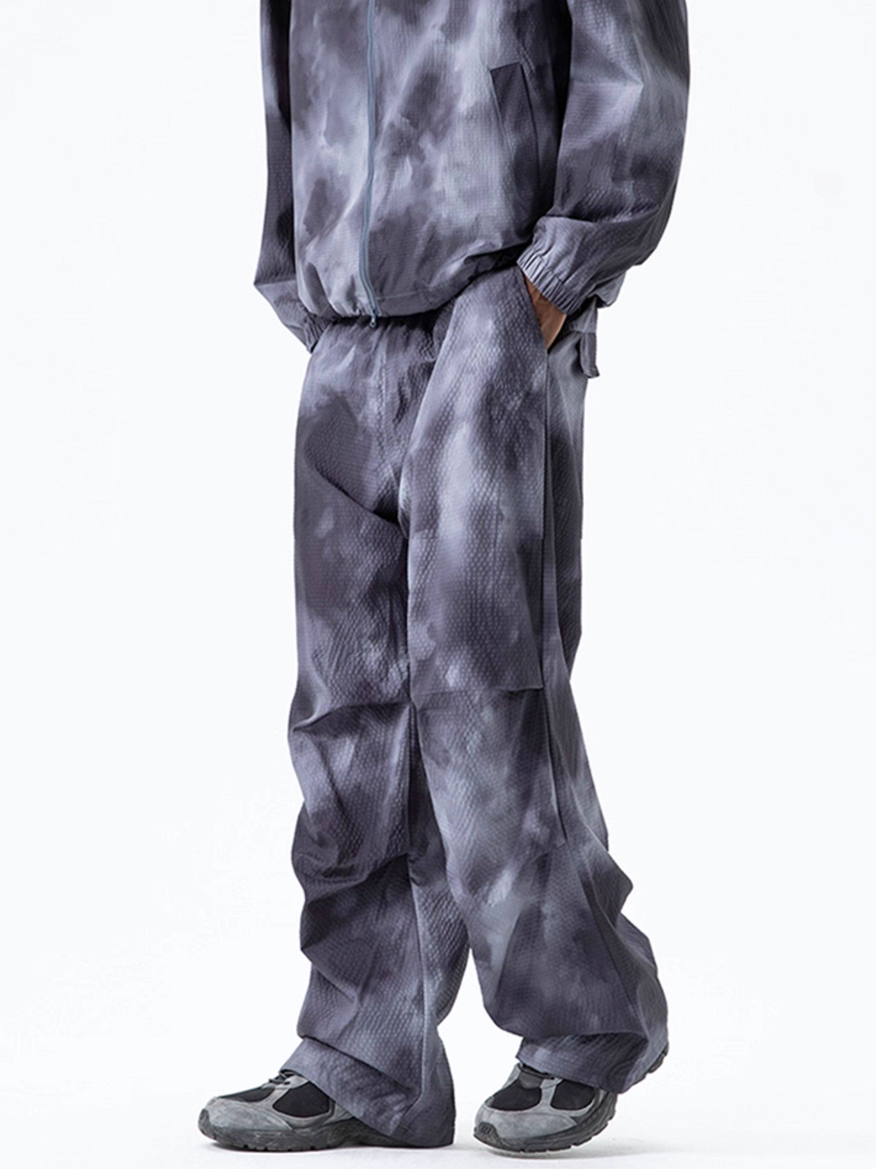 Crimp - Water-Repellent Tie-Dye Cargo Pants
