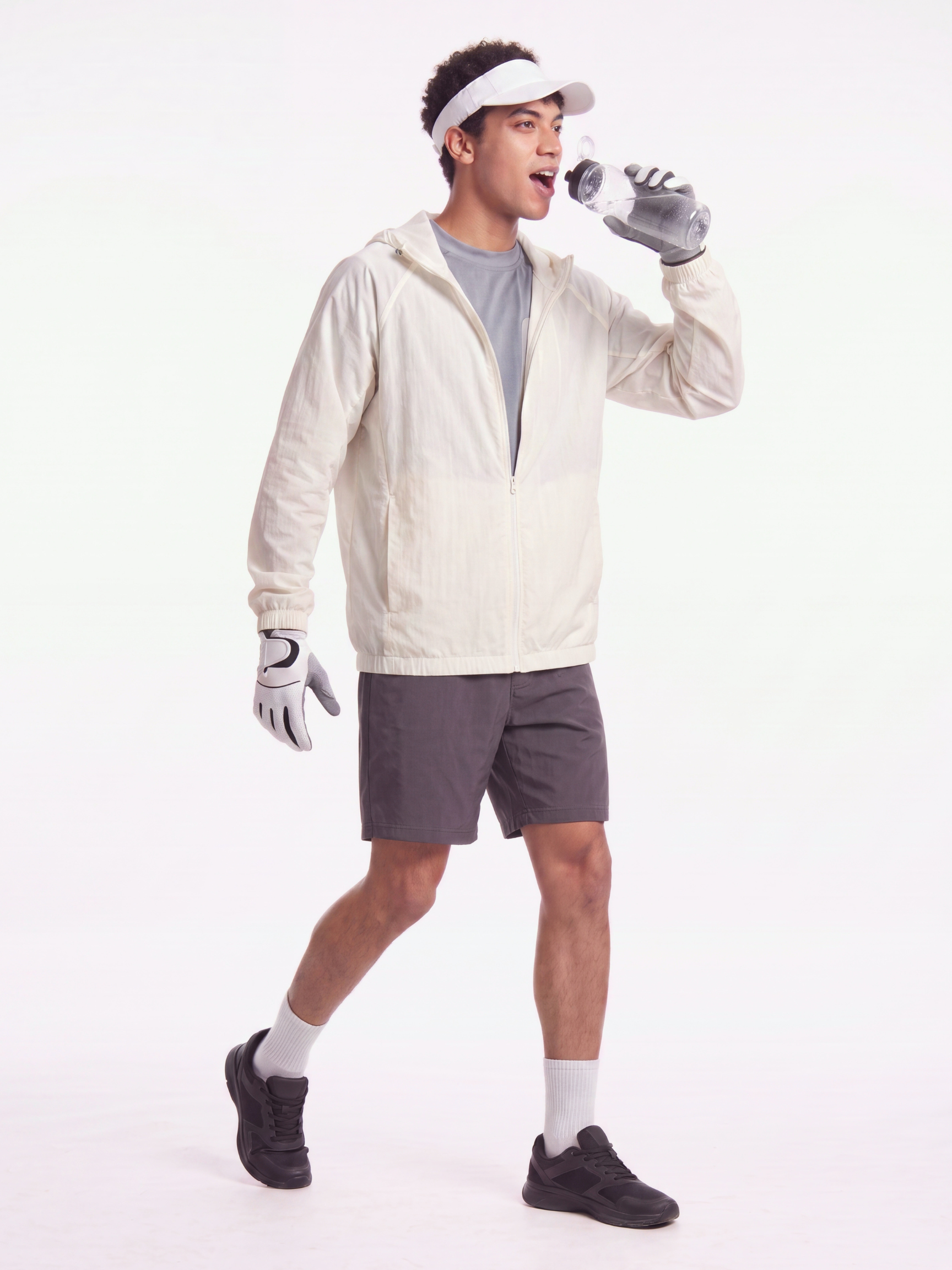 StainOff - Men's UPF 50+ Teflon™ Hooded Sun Protection Jacket