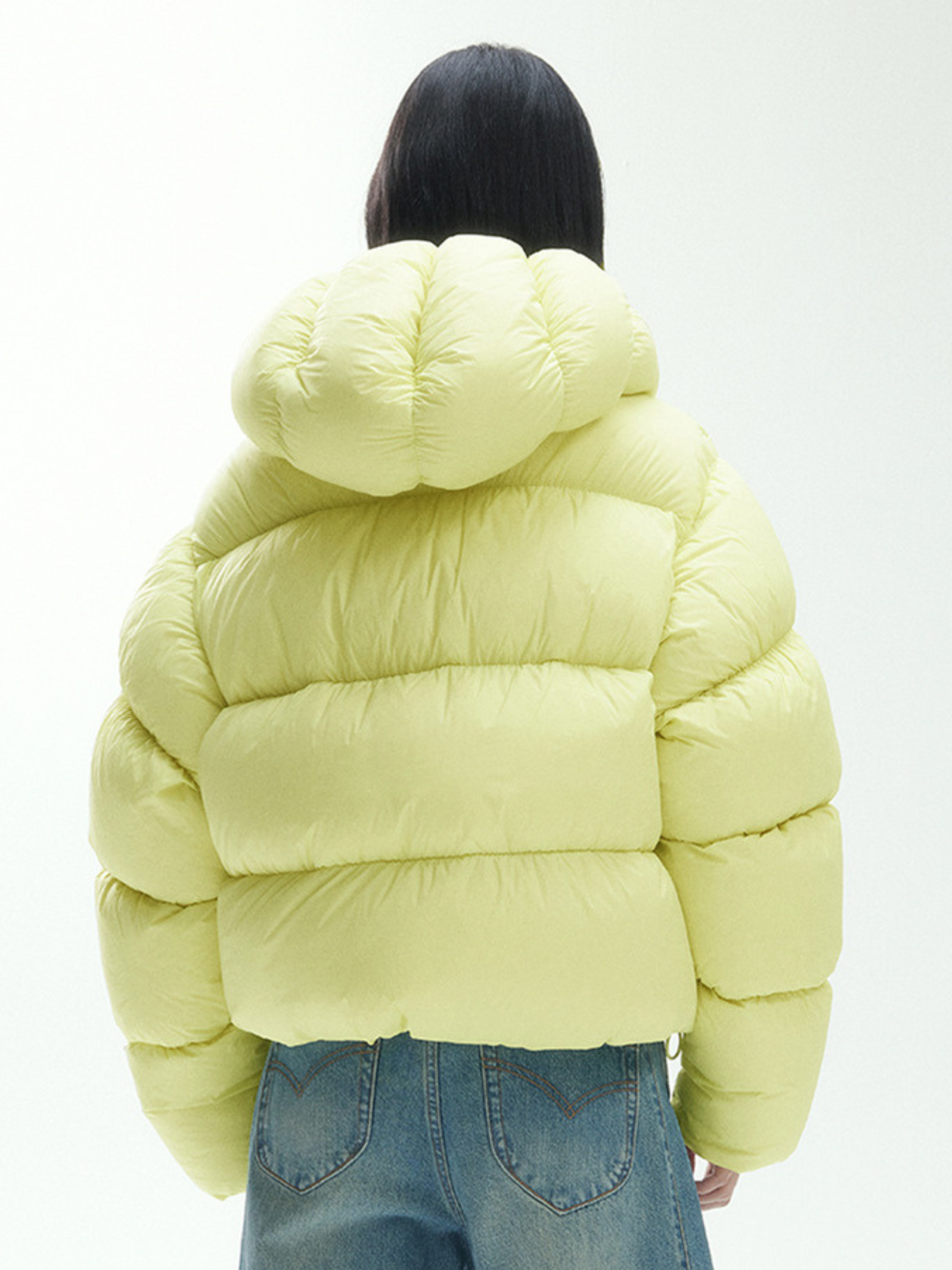 RavenScope - Women’s  90% White Duck Down Puffer Hooded Jacket GONGGAR SPORTS