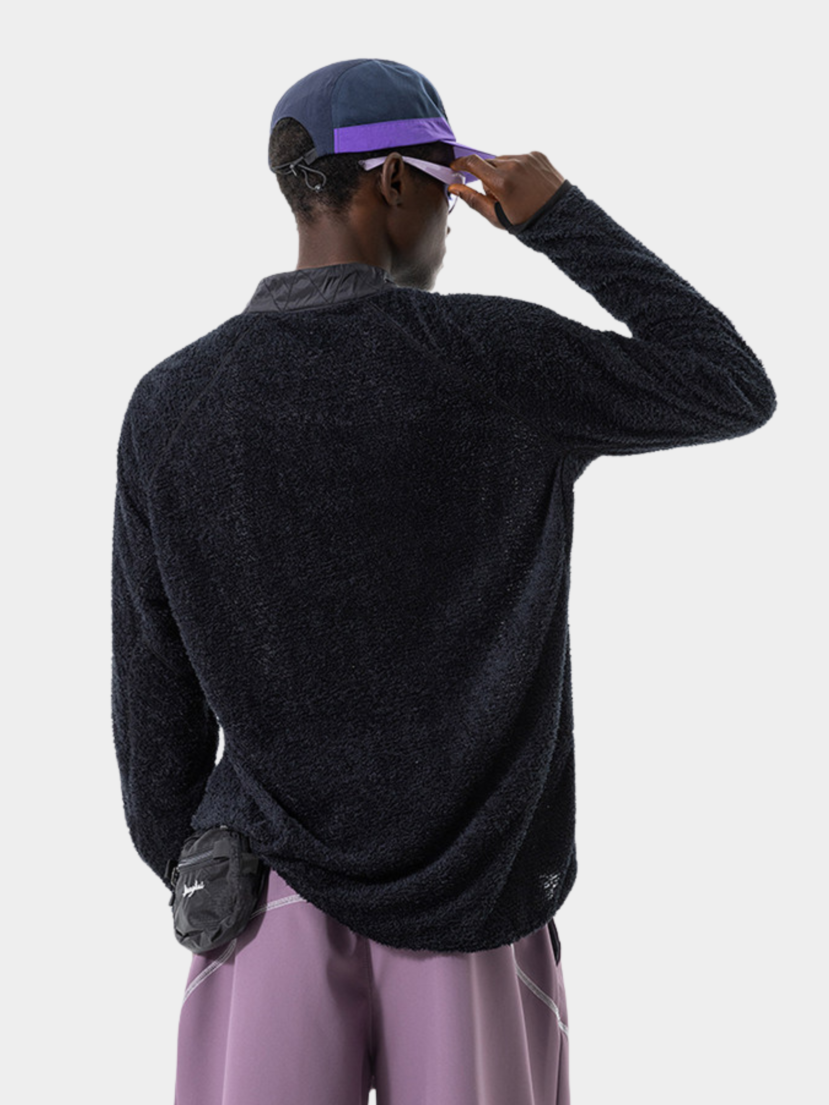 Arcadia - Half-Zip Fleece Liner Mock Neck Sweatshirt