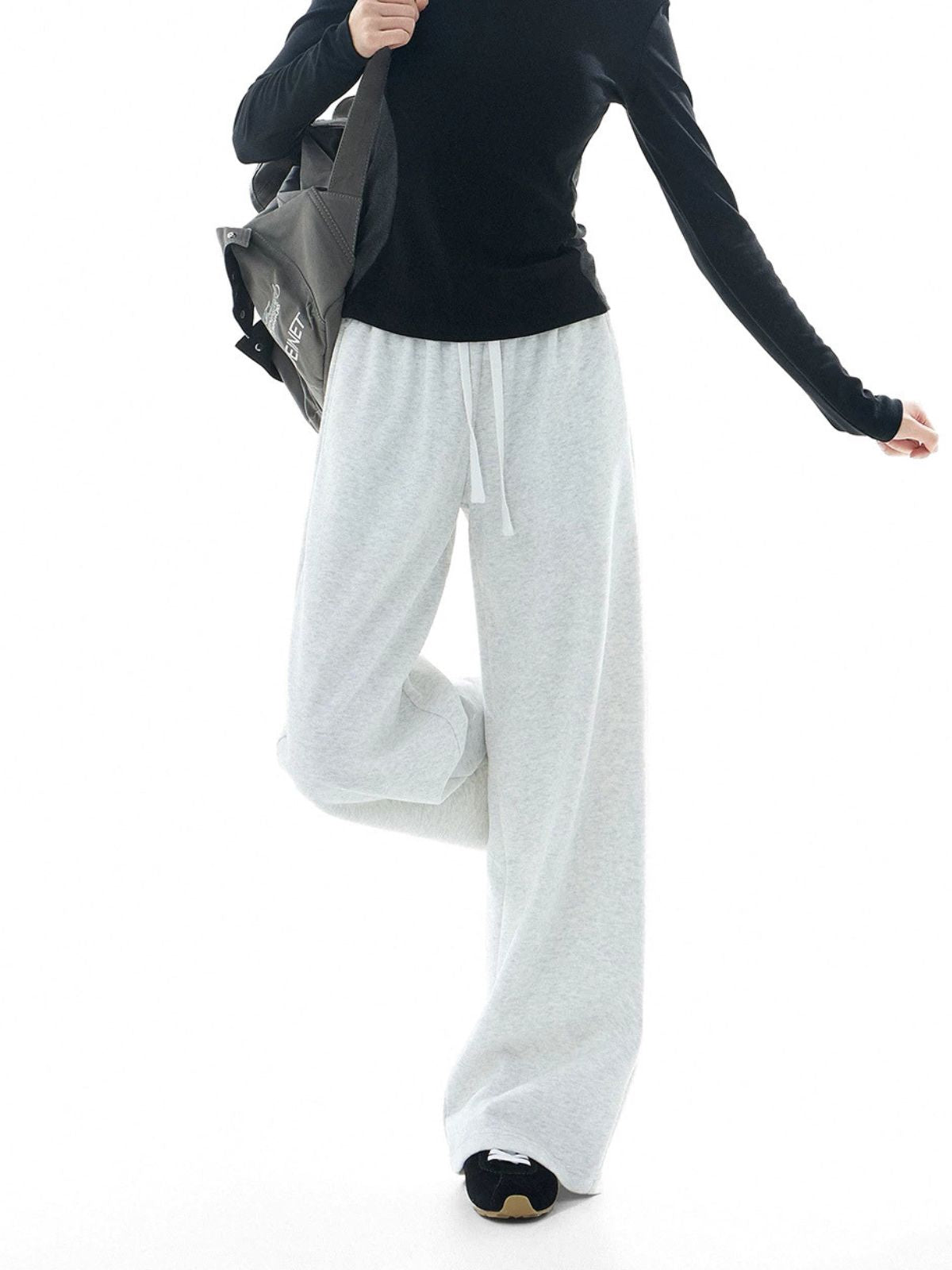 Nightsummit - Women's Soft & Smooth Draped Straight-Leg Sweatpants