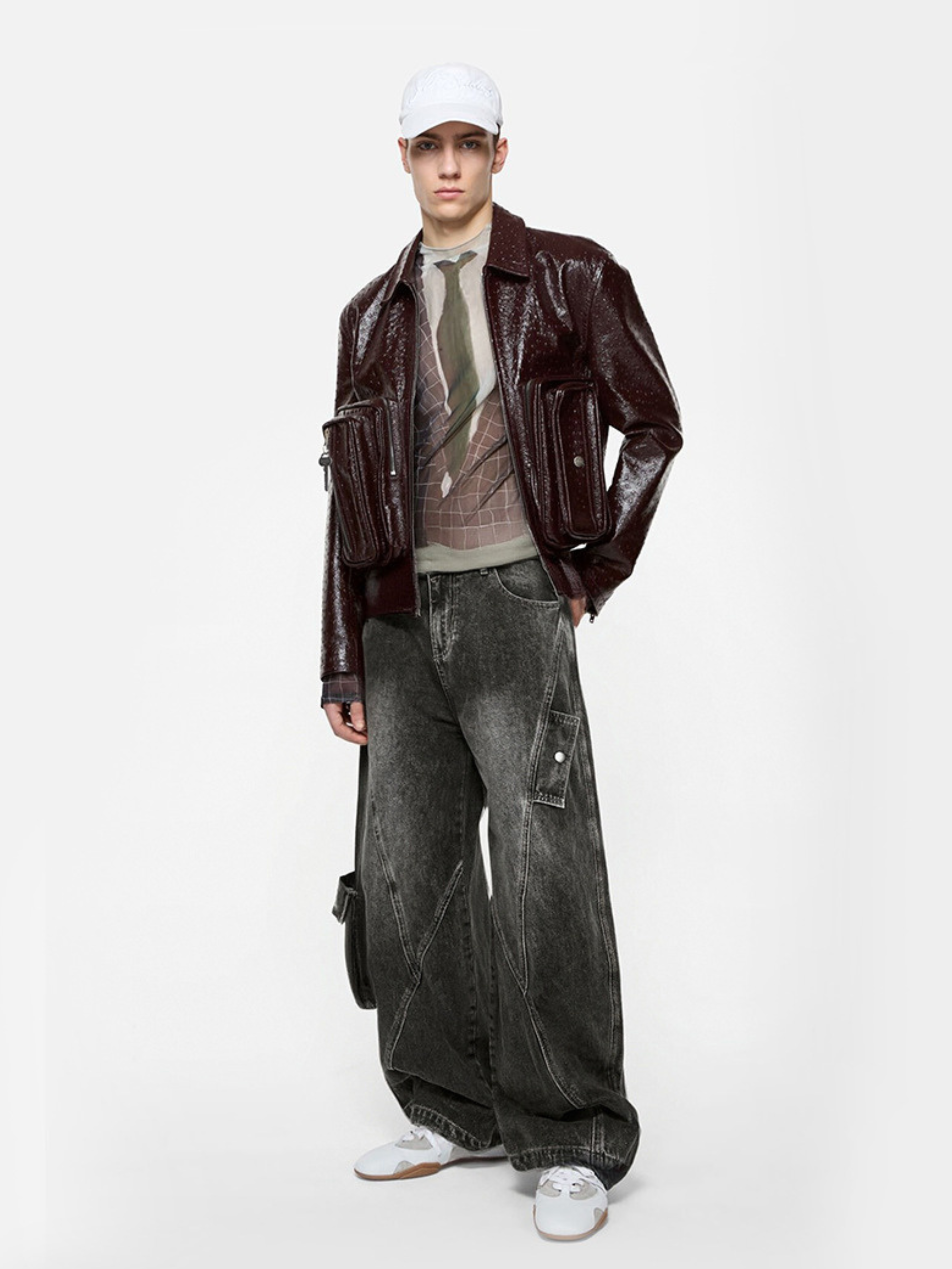 Ashloop - Men's Structured & Wrinkle-Resistant Denim Pants