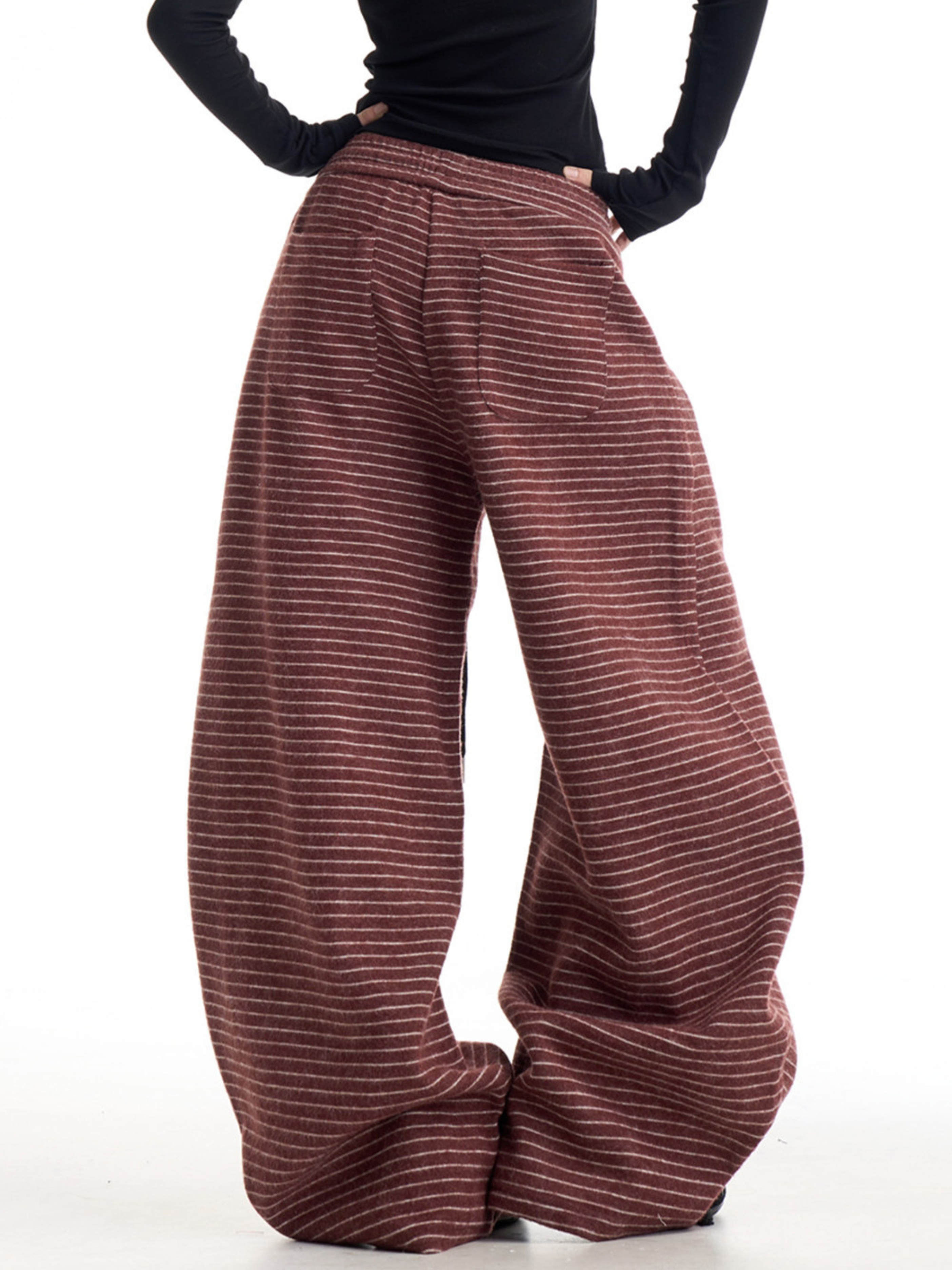 Emberburn - Women's Striped Wide-Leg Casual Pants