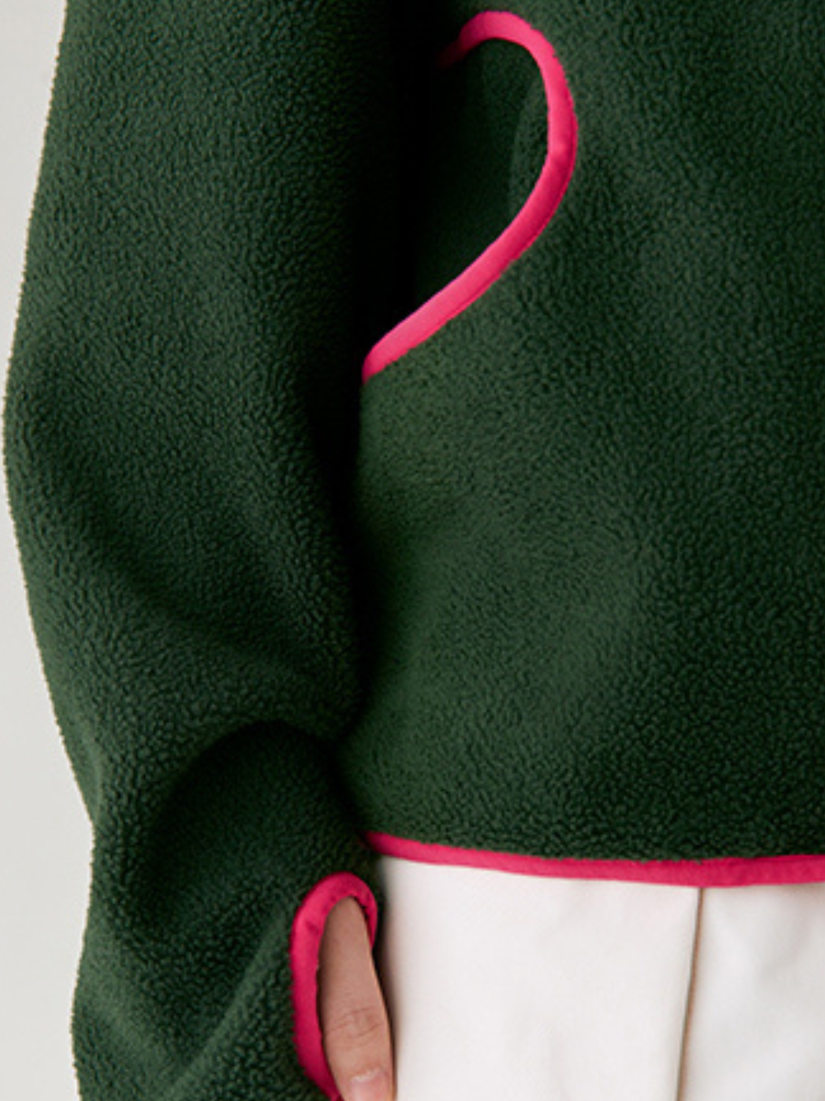 Backpack - Women's High-Collar Fleece Jacket