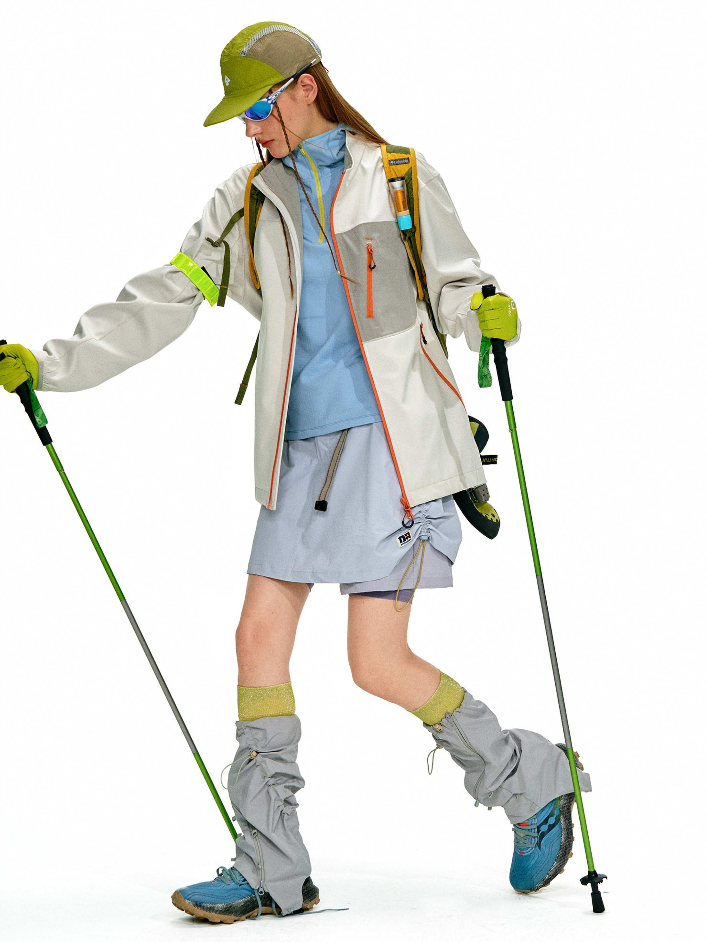Driftcore - Unisex Colorblock Zip-Up Stand Collar Jacket
