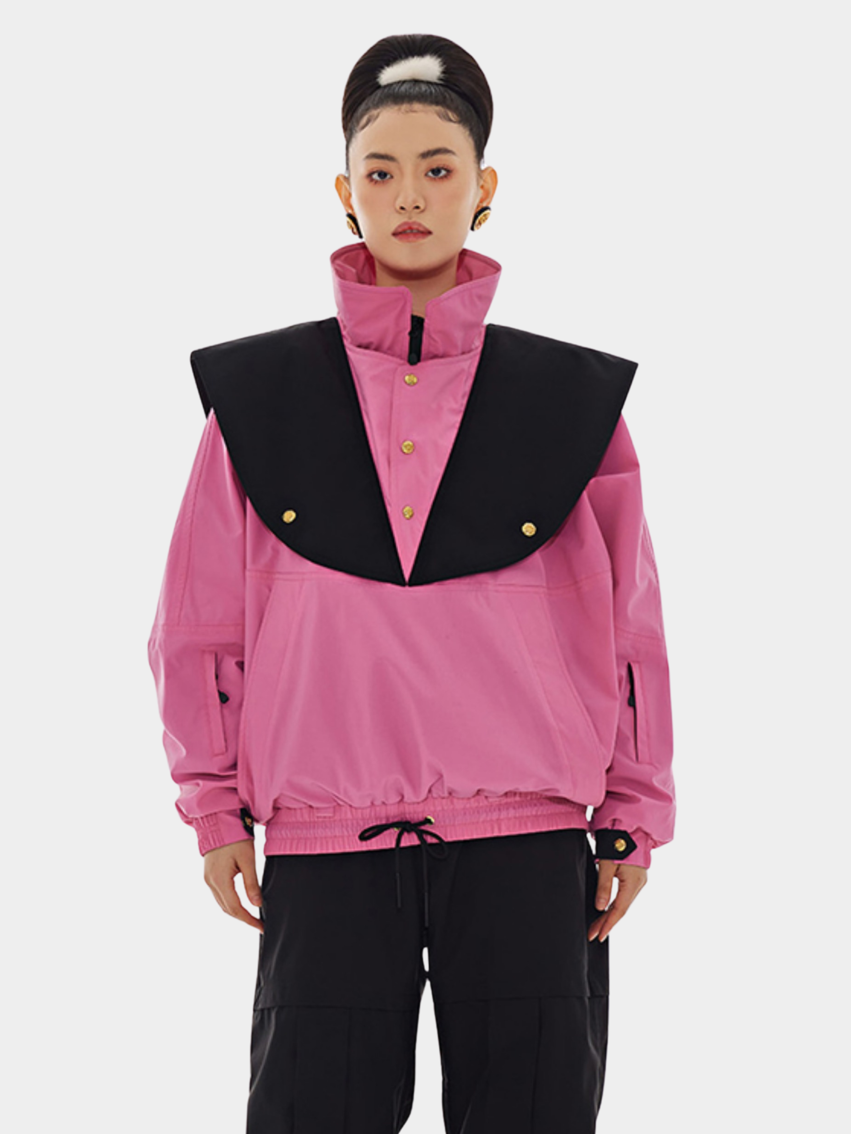Range - Women's Heart Detail Padded Jacket & Bib Pants Ski Set