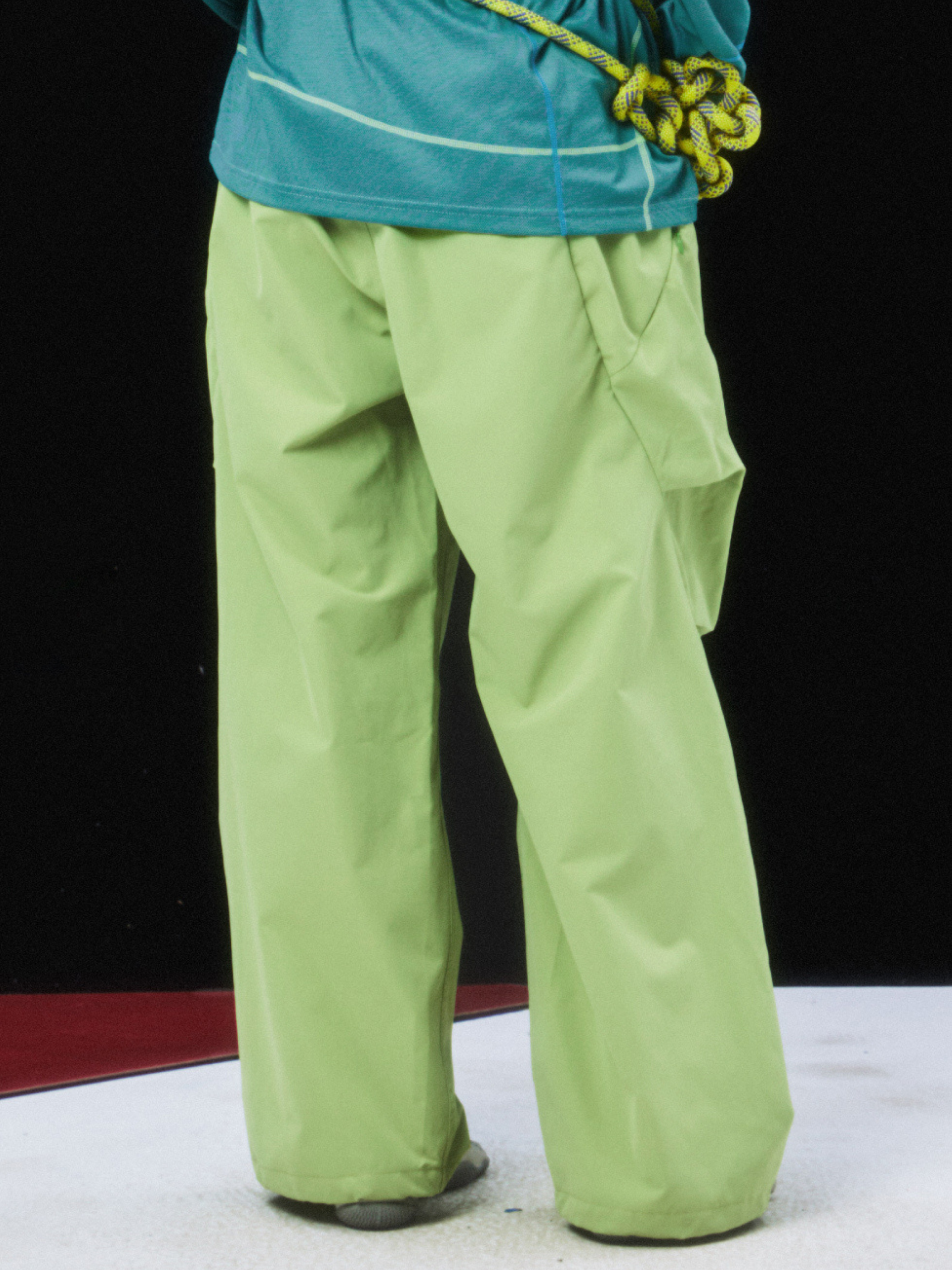 Echofall - Unisex Dopamine-Toned Curved Utility Pants with Hidden Pockets GONGGAR SPORTS