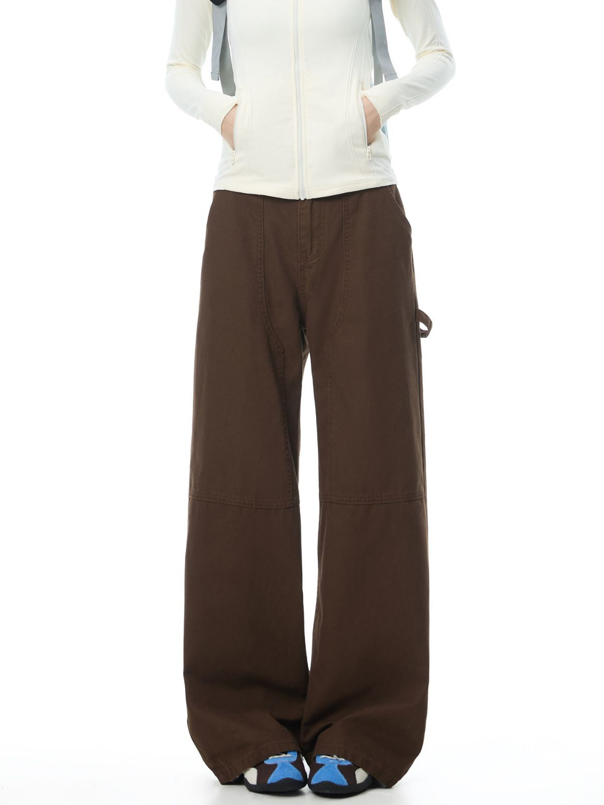 Butteclimb - Women's Cotton Straight-Leg Utility Cargo Pants
