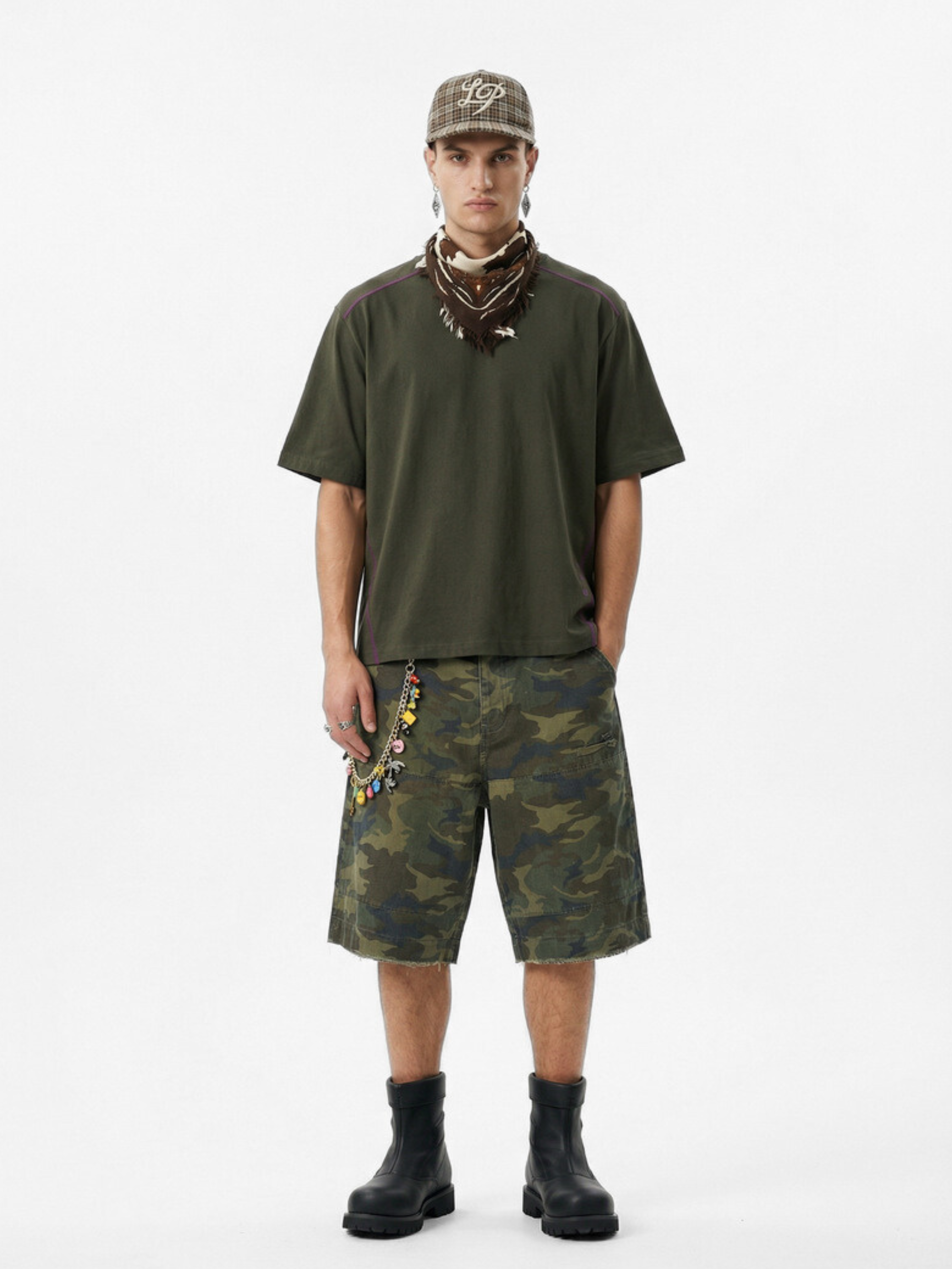 WildDash - Lightweight & Moisture-Absorbing Contrast Stitch Cotton T-Shirt