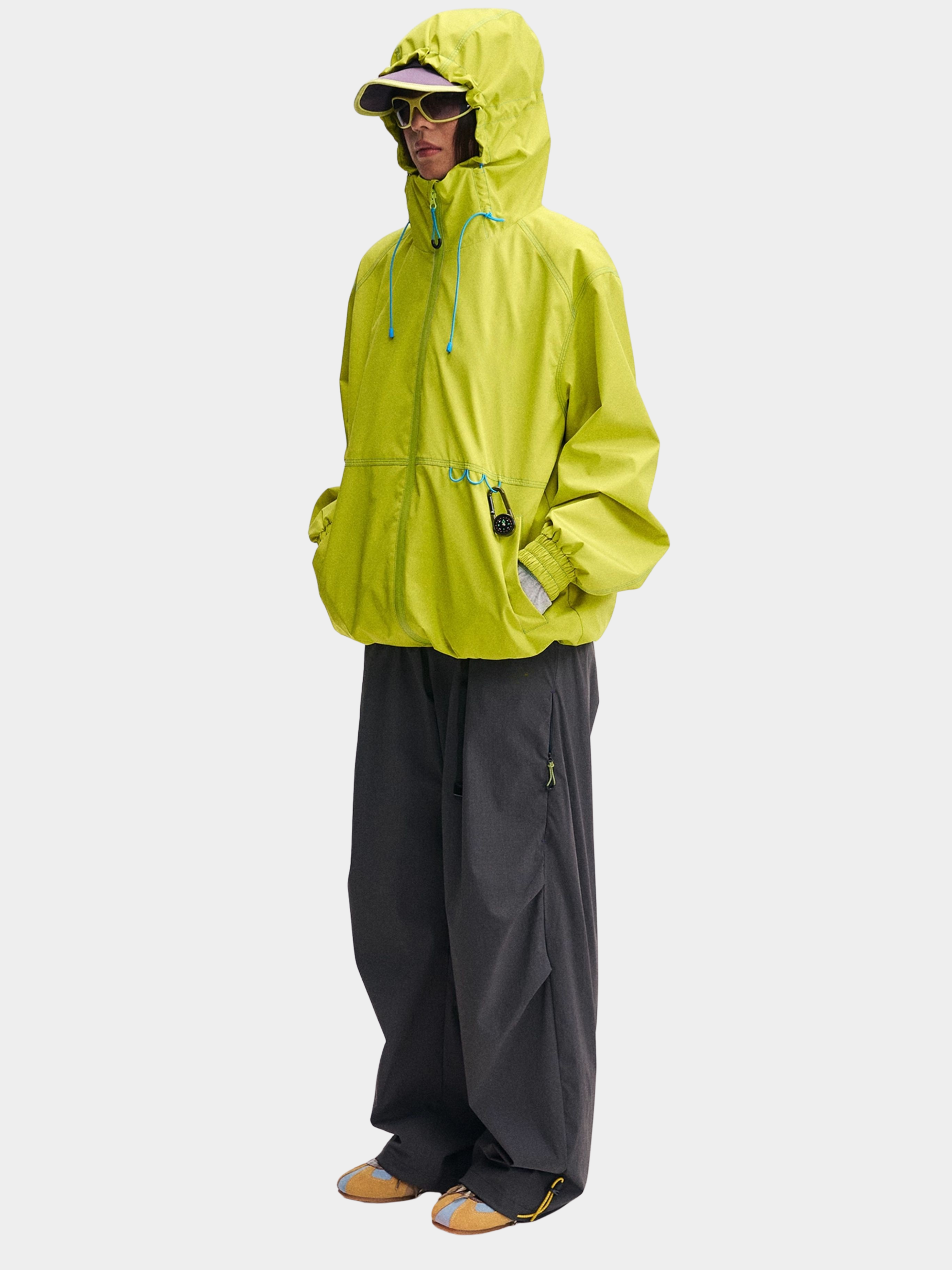 EchoDeck - Teflon® Triple-Defense Colorblock Drawstring Jacket