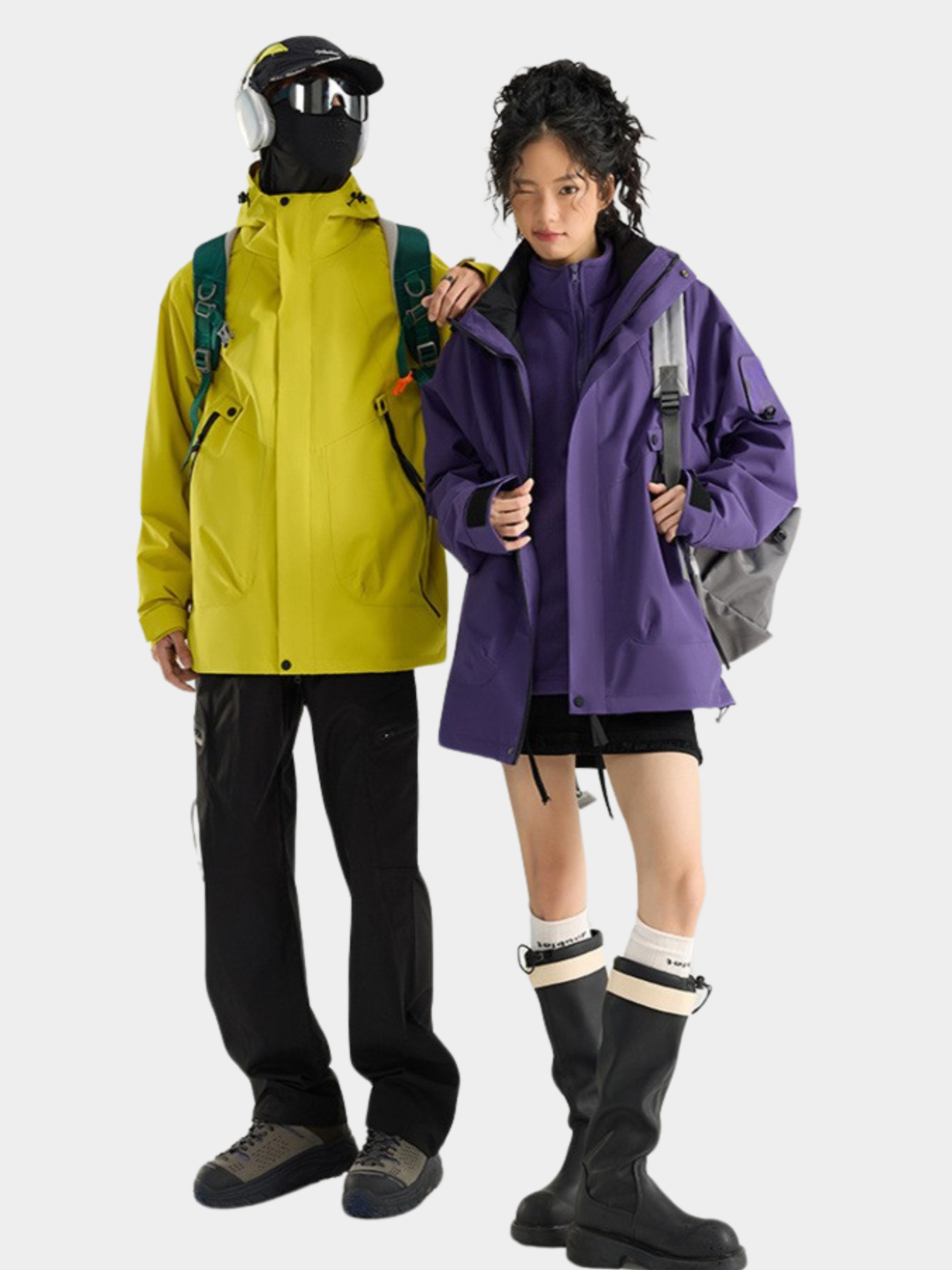 Ascent - Unisex Windproof Waterproof 3-in-1 Jacket