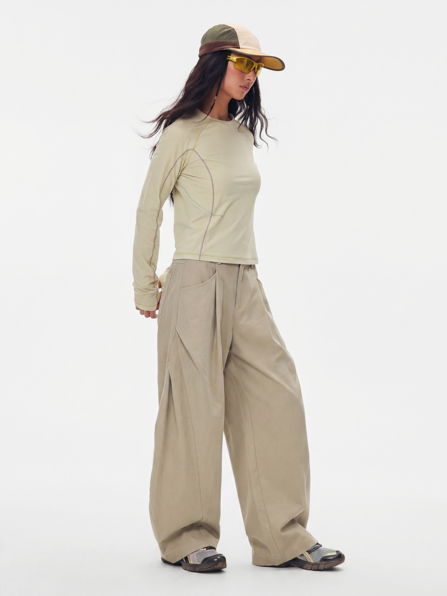 Fieldrest - Women's Side-Pleated Curved-Leg Pants