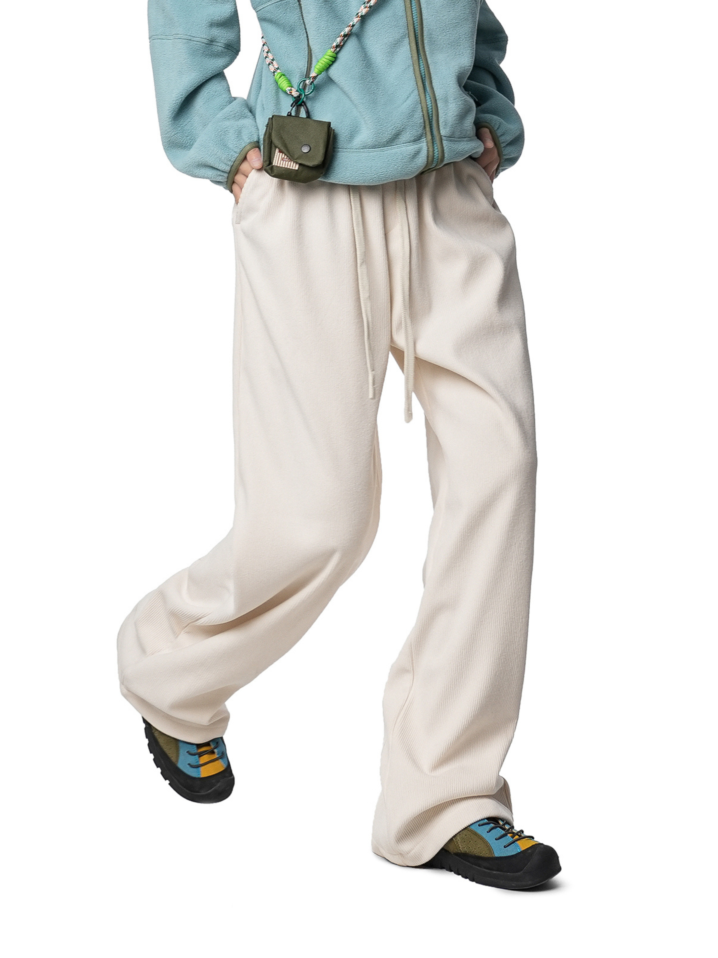 Shadewood - Women's Loose-Fit Corduroy Straight Pants