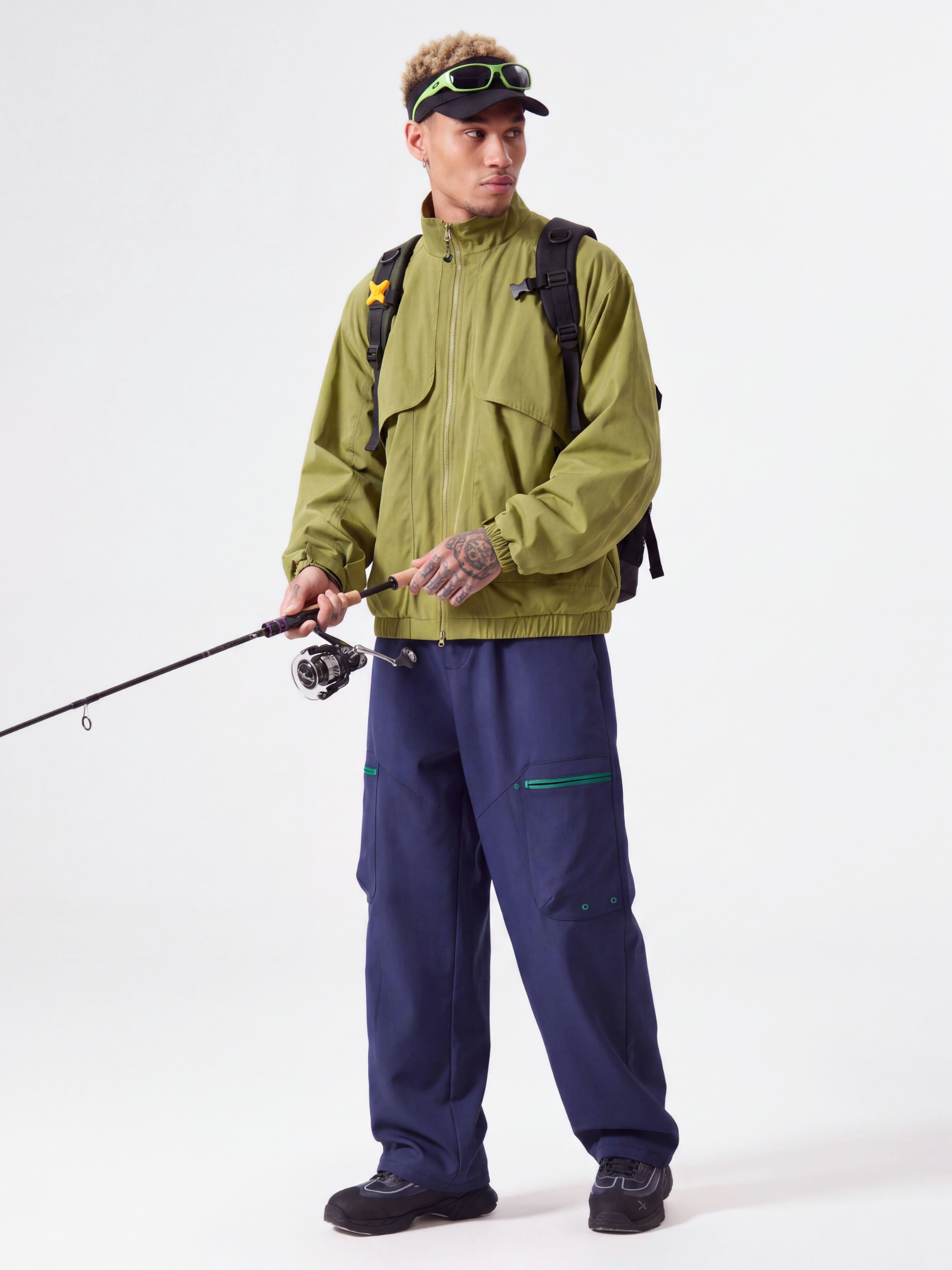 SkyVeil - Lightweight Water-Repellent Stand Collar Jacket