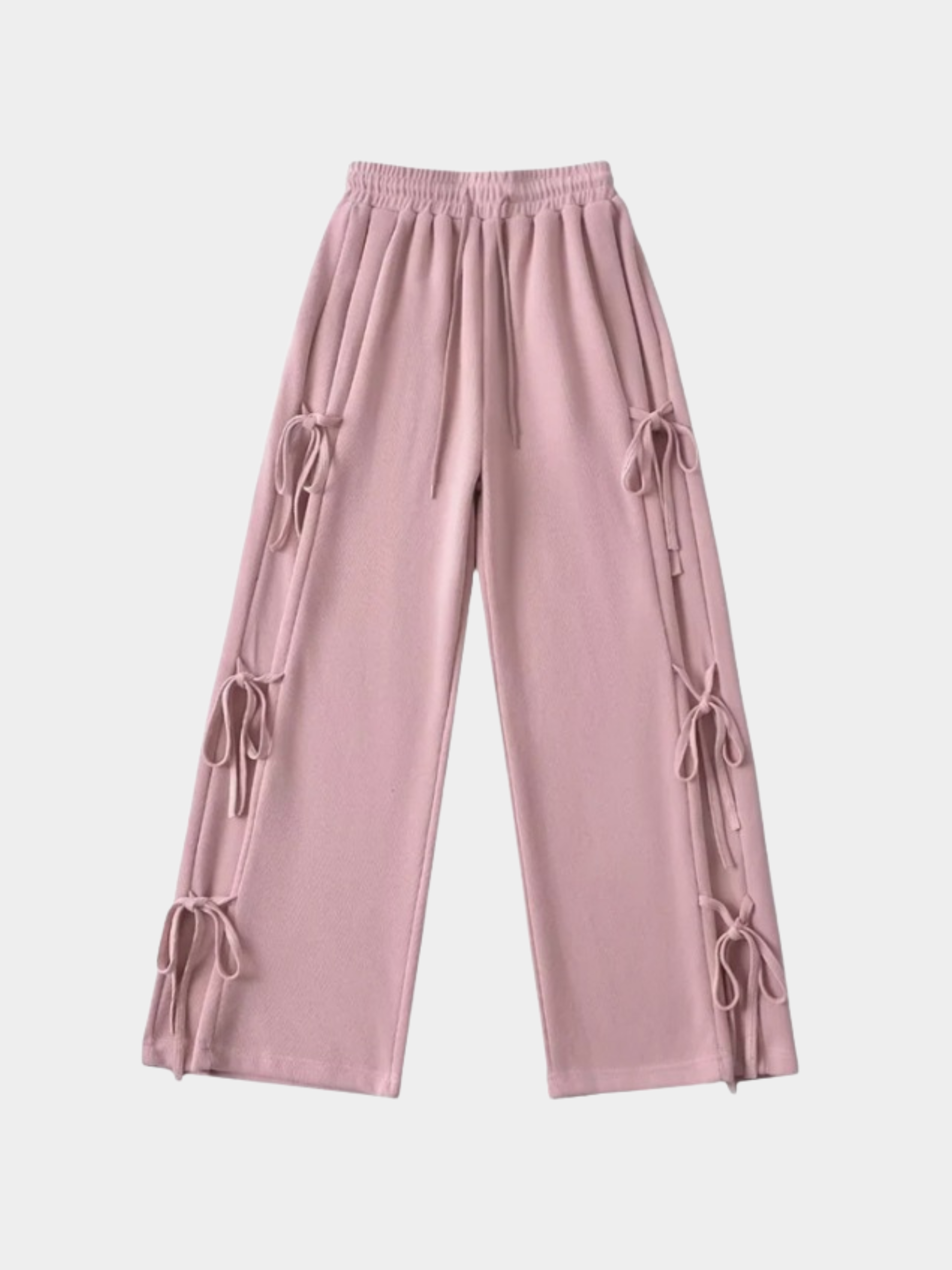 ThornPort - Women's Elastic Waist Butterfly Bow Loose Pants