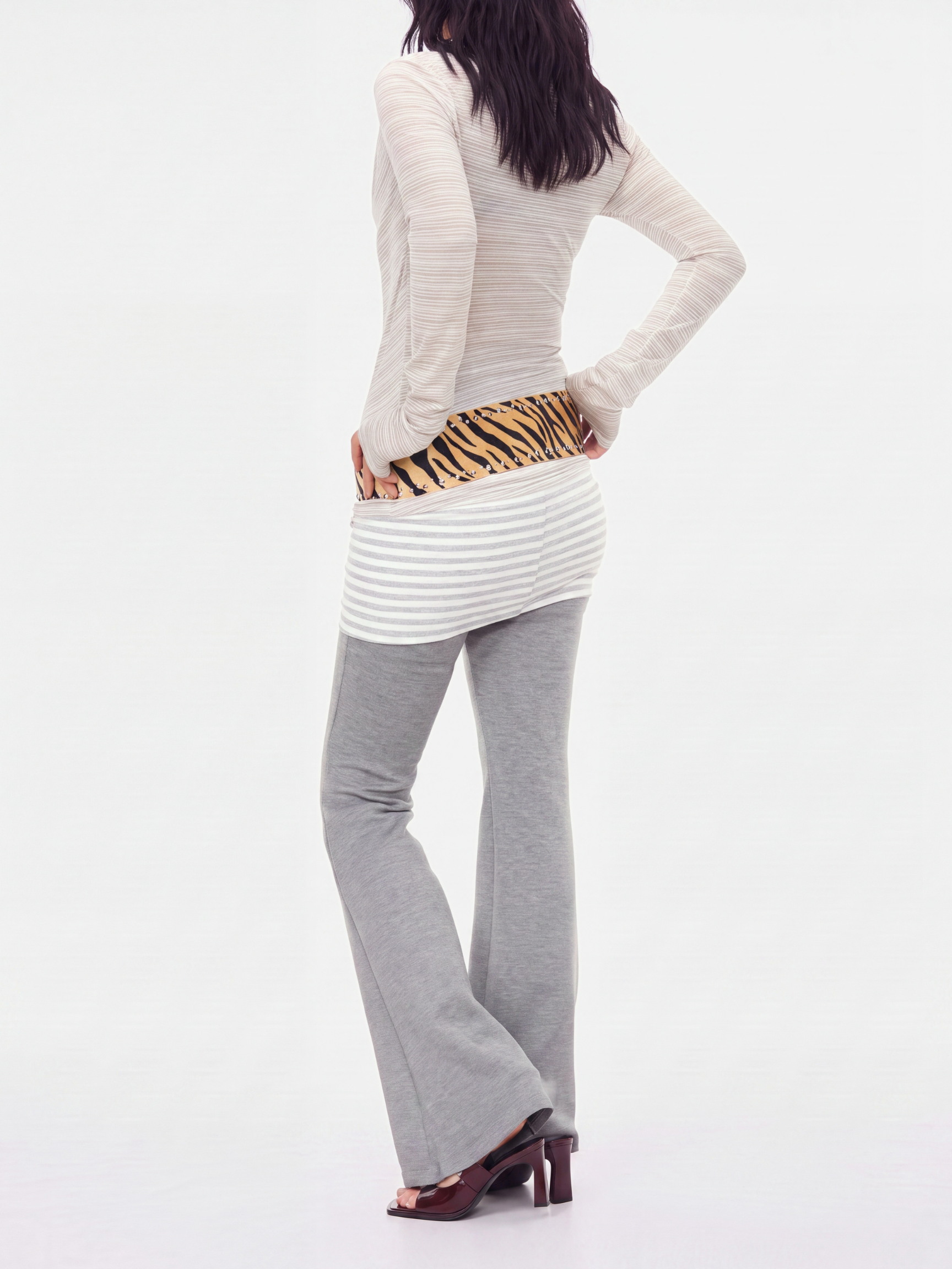SlimFlare - Women's Slim Fit High-Waist Flared Pants
