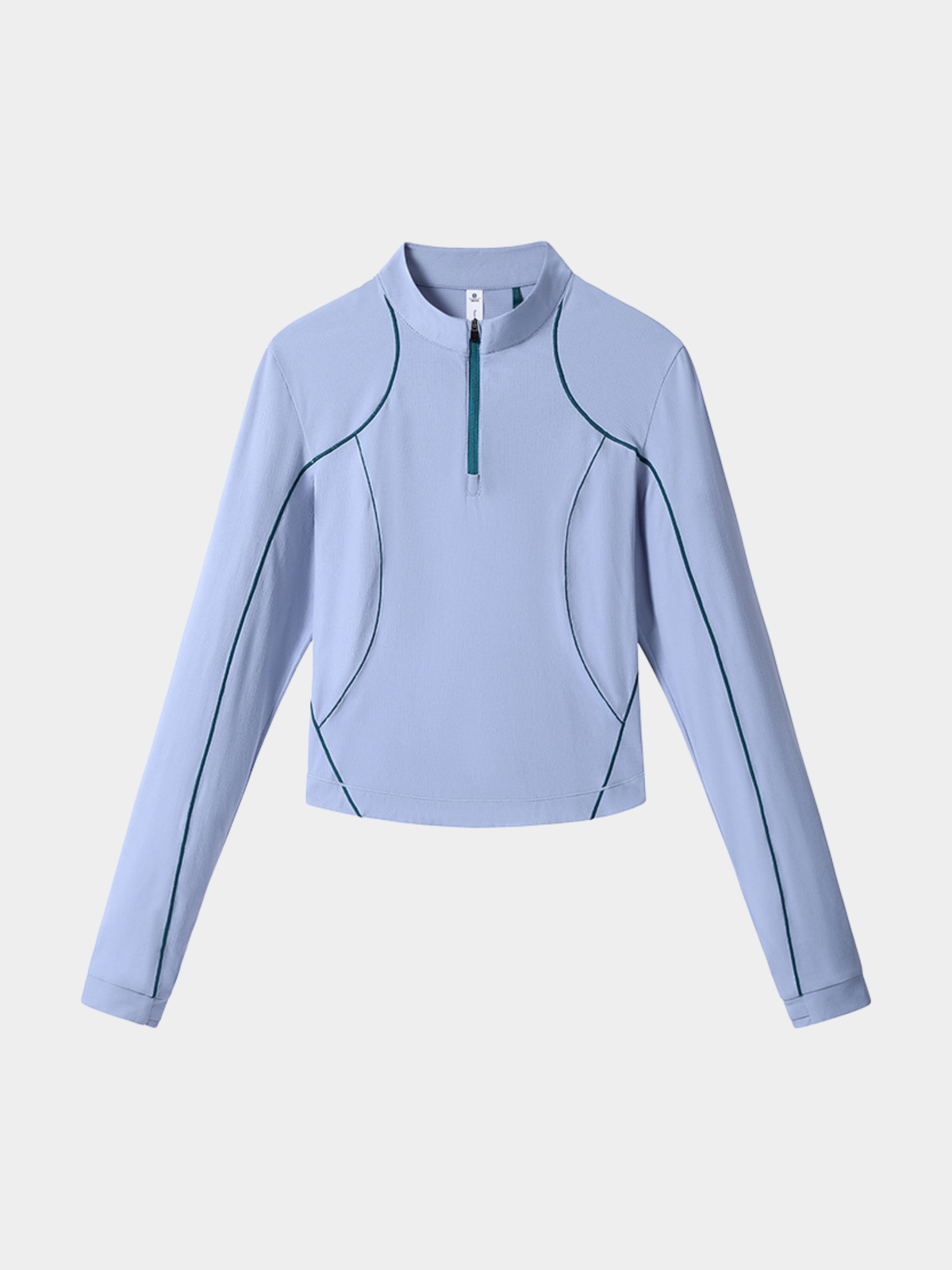 Frostthorn - Women's Half-Zip Mock Neck Yoga & Training Long Sleeve Tee