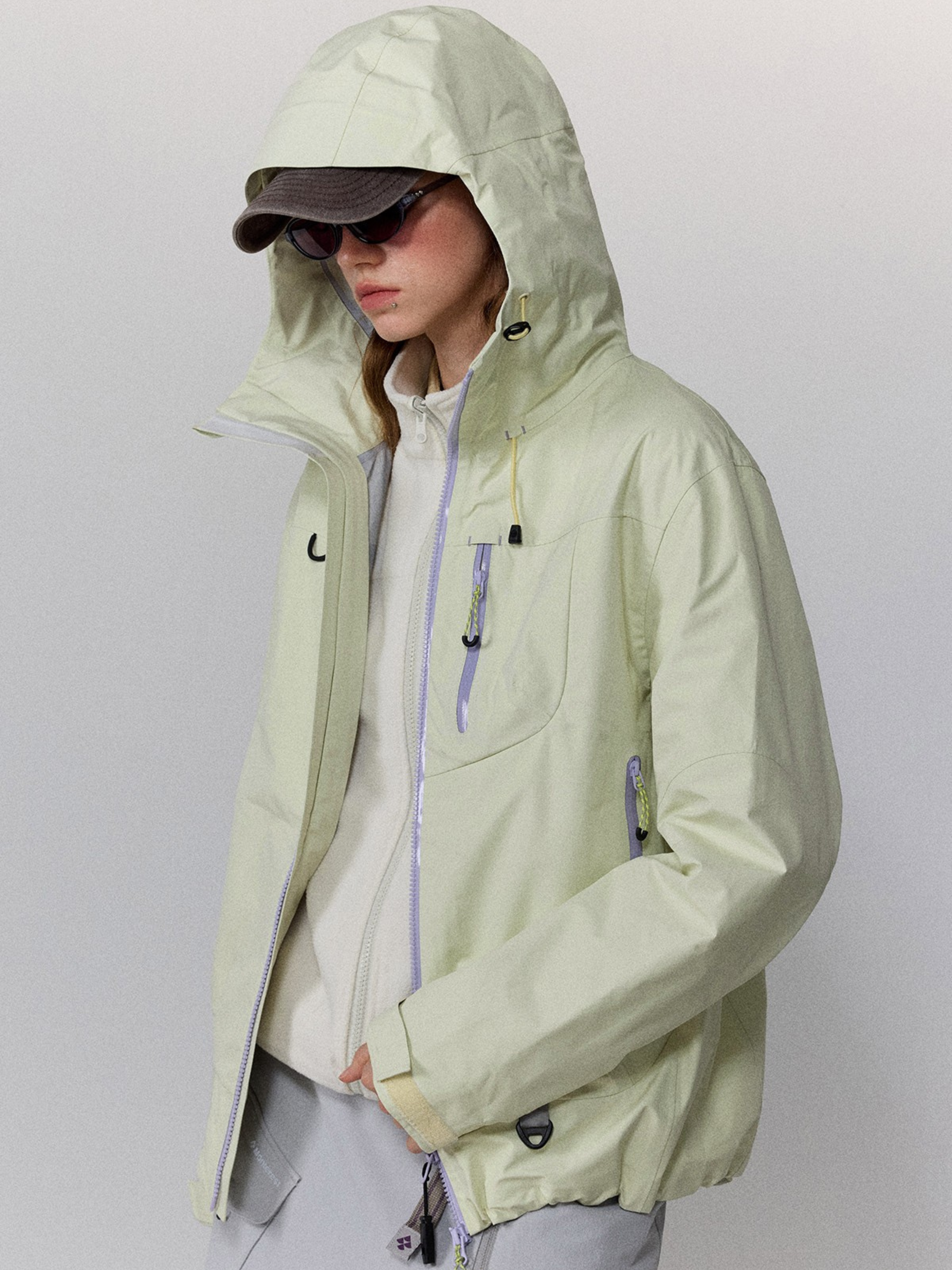 Emberpath - Unisex's Waterproof 3-in-1 Fleece Hard Shell Jacket