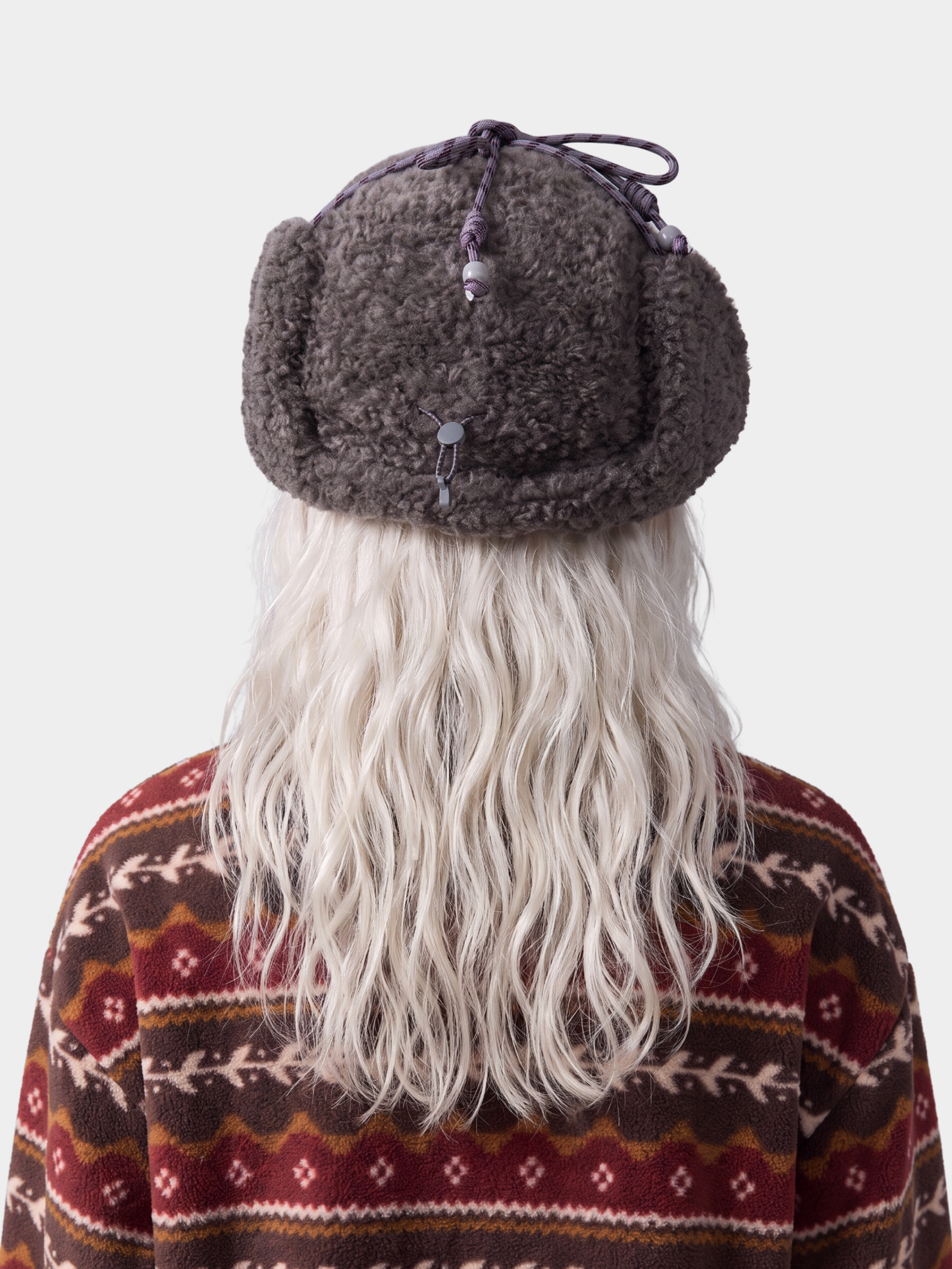 FleeceVeil - Adjustable Faux Sherpa Trapper Hat
