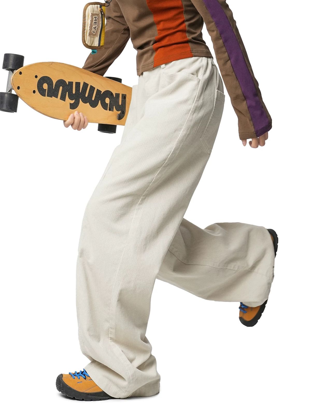 Foresttrek - Unisex Cotton Corduroy Curved-Leg Wide-Leg Pants