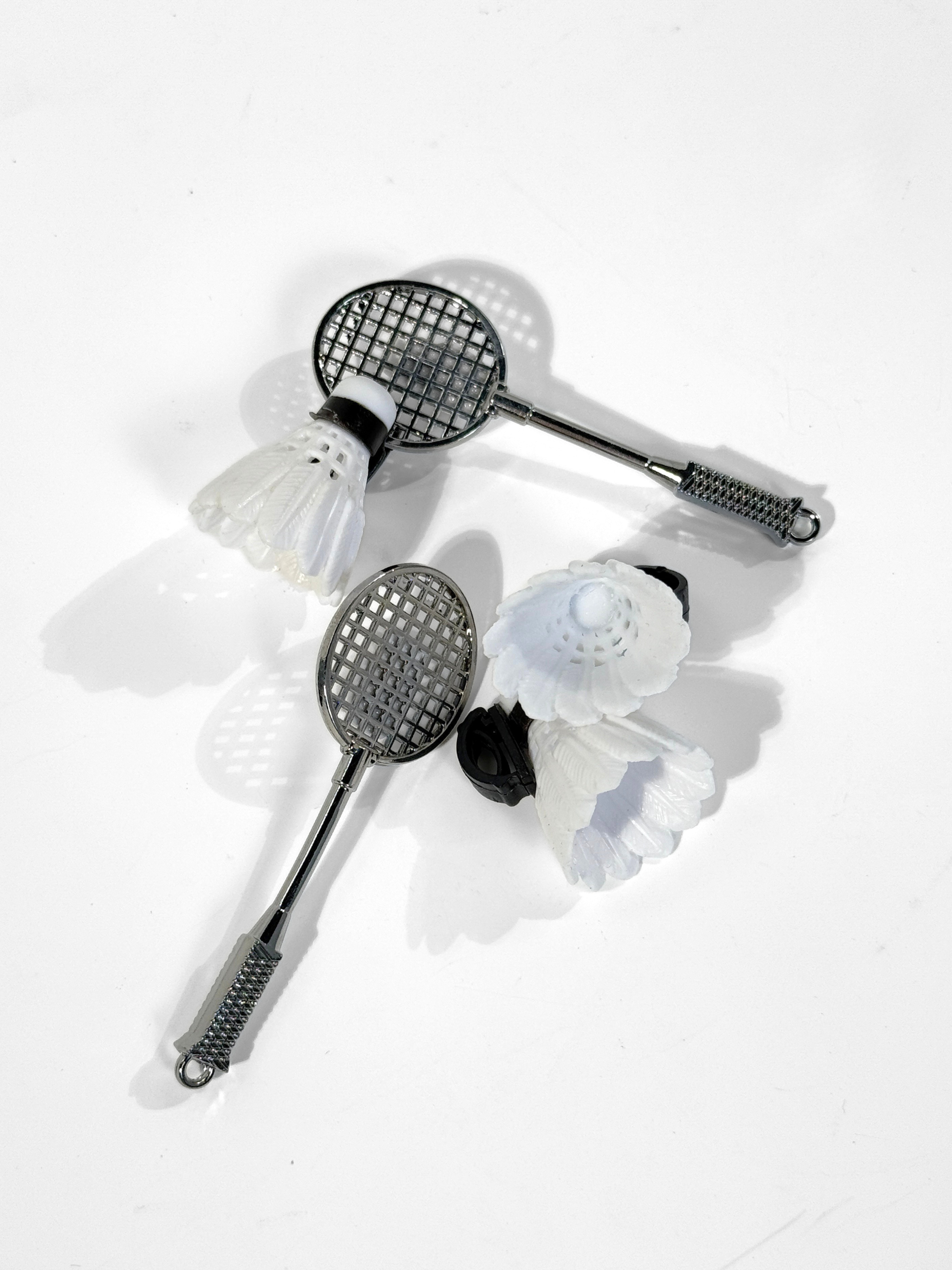 SculptSway - 3D Badminton Shuttlecock Shoelace Charm