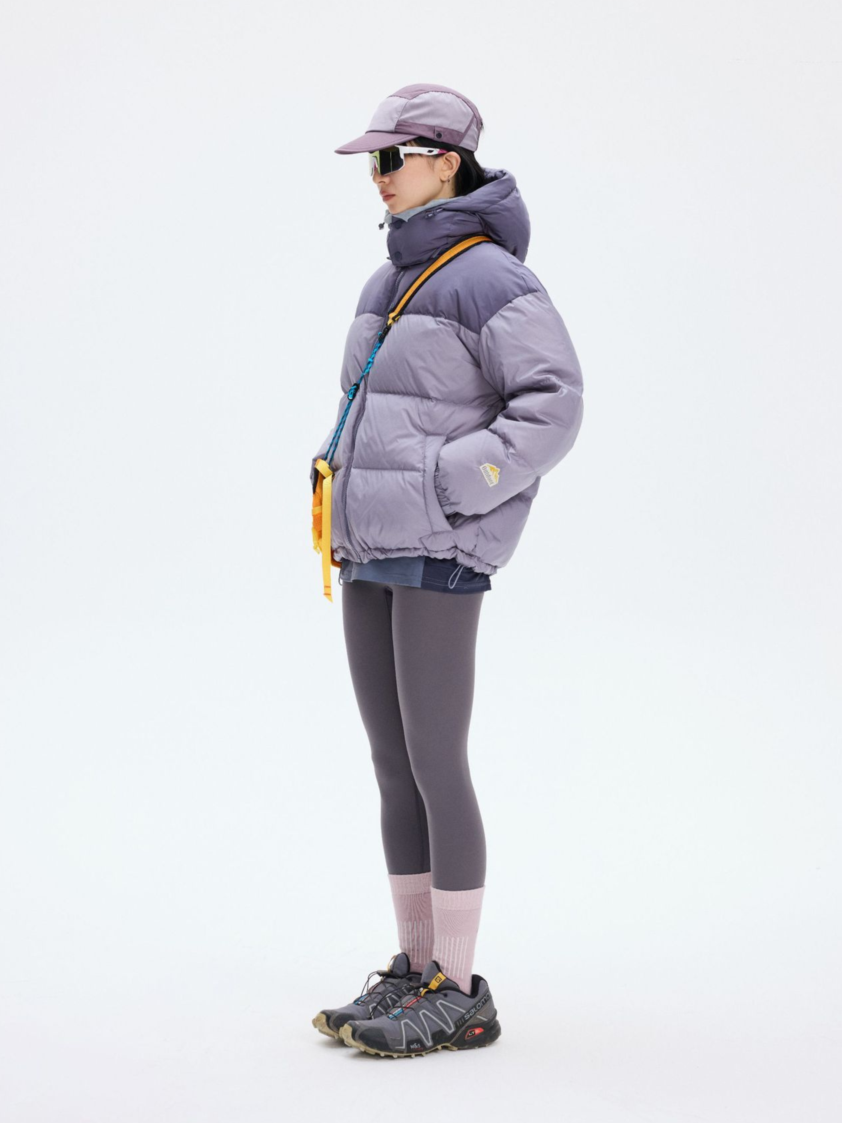 BluffPeak - Unisex Detachable Hood Water-Repellent Duck Down Jacket GONGGAR SPORTS