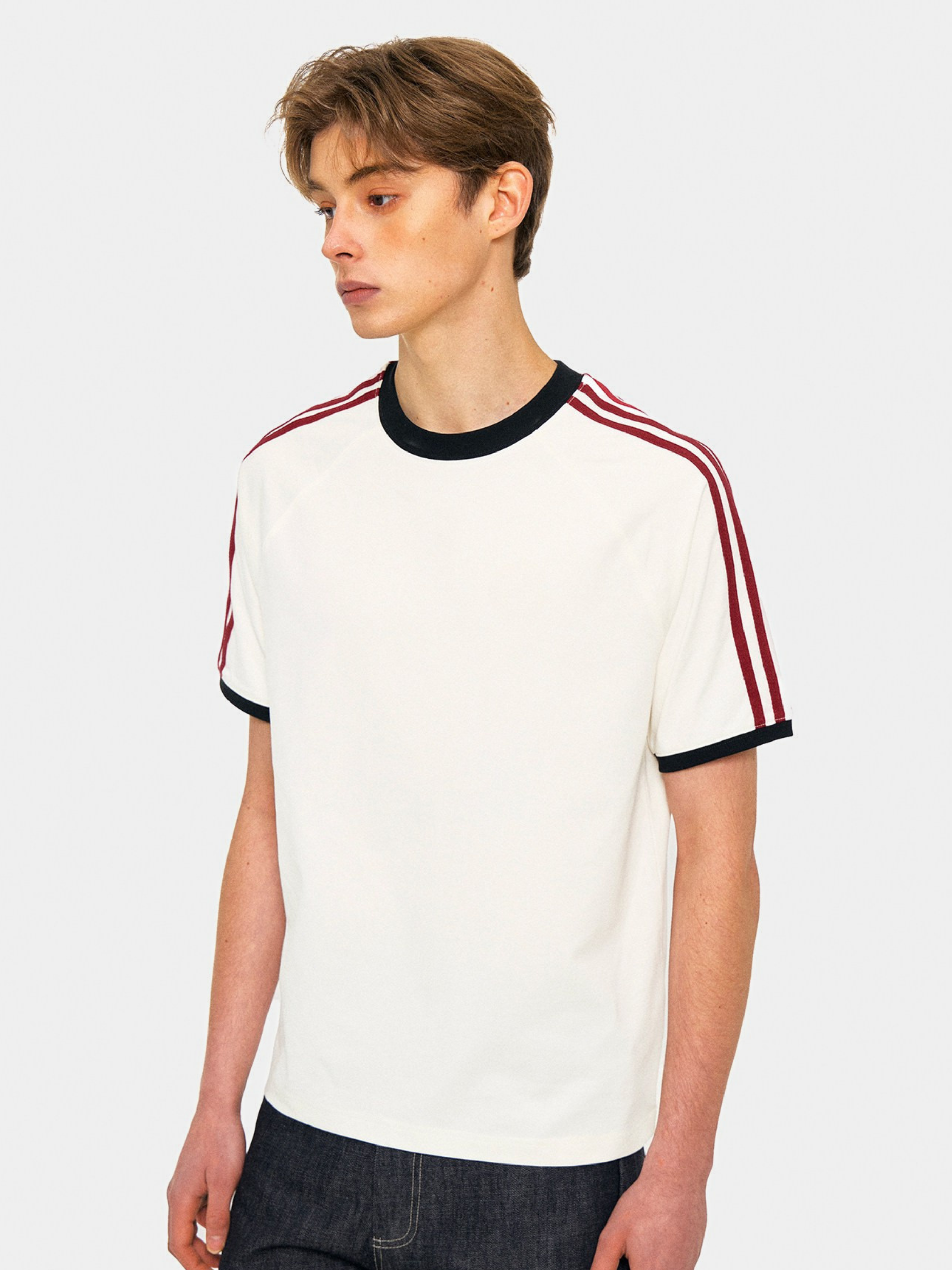 Dusttrail - Unisex Colorblock Cooling Striped Quick-Dry T-Shirt