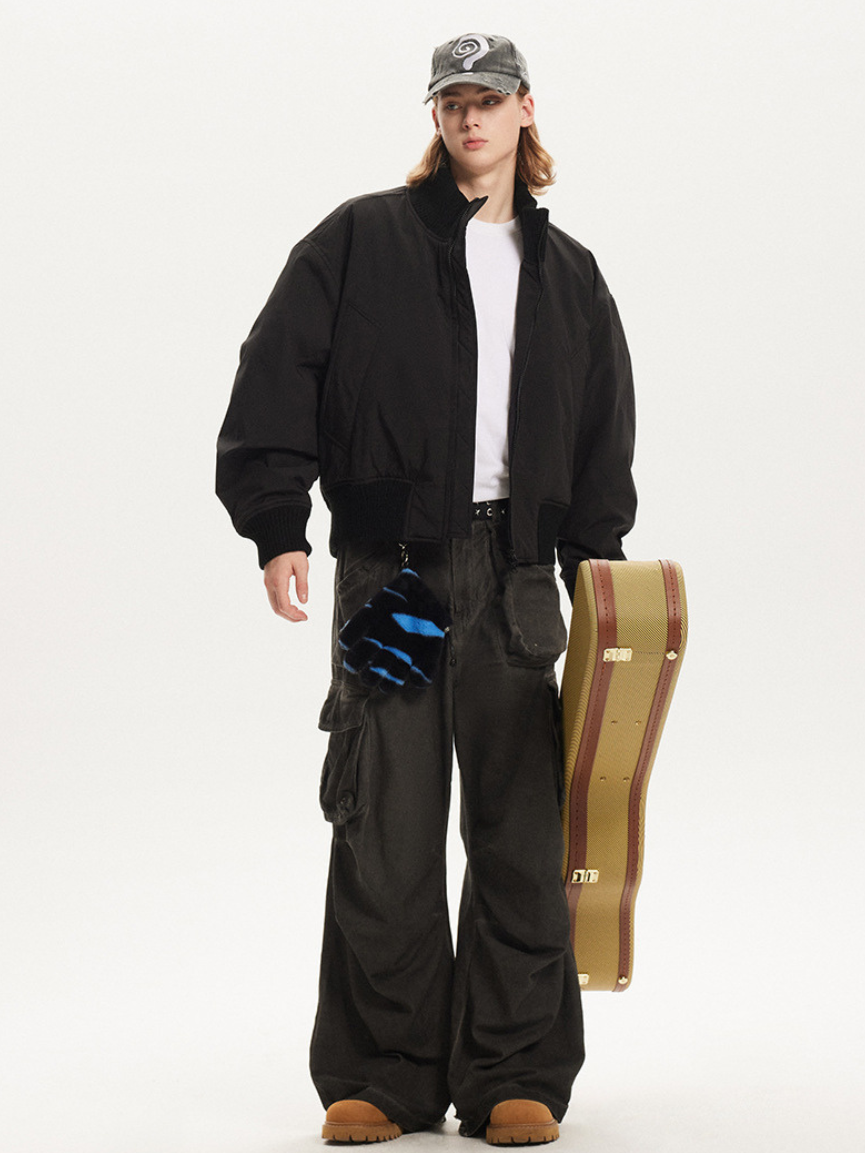 BluffMark - Men's High-Neck Oversized Padded Jacket GONGGAR SPORTS