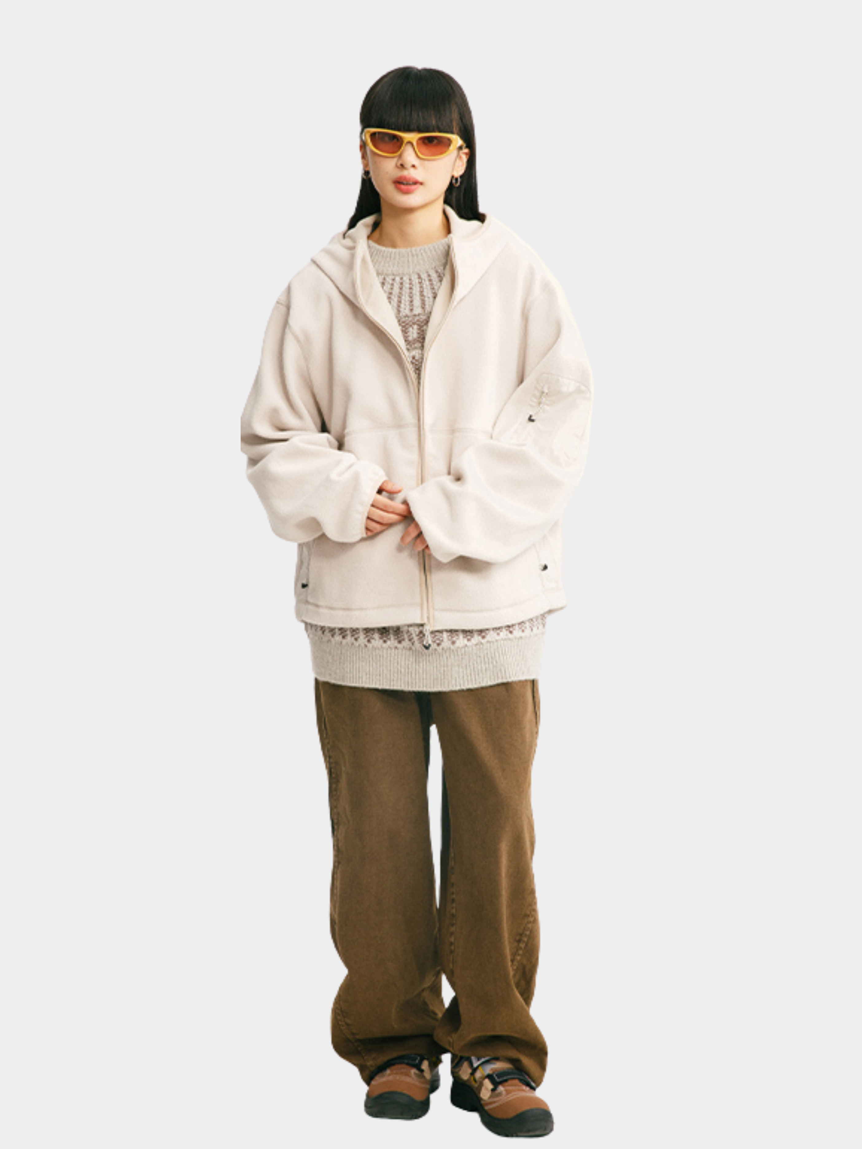 BearBoard - Unisex Warm Fleece Hooded Jacket