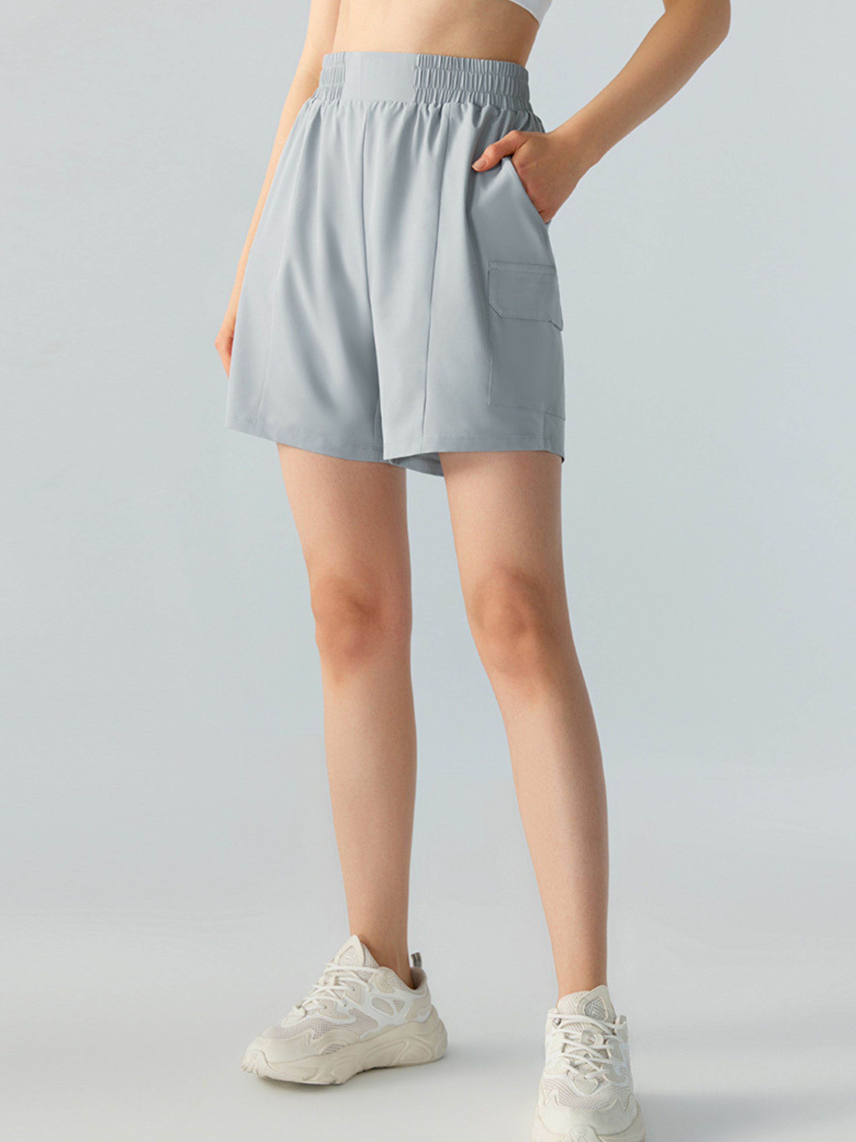 Cougarhowl - Women's Loose Fit Yoga Shorts
