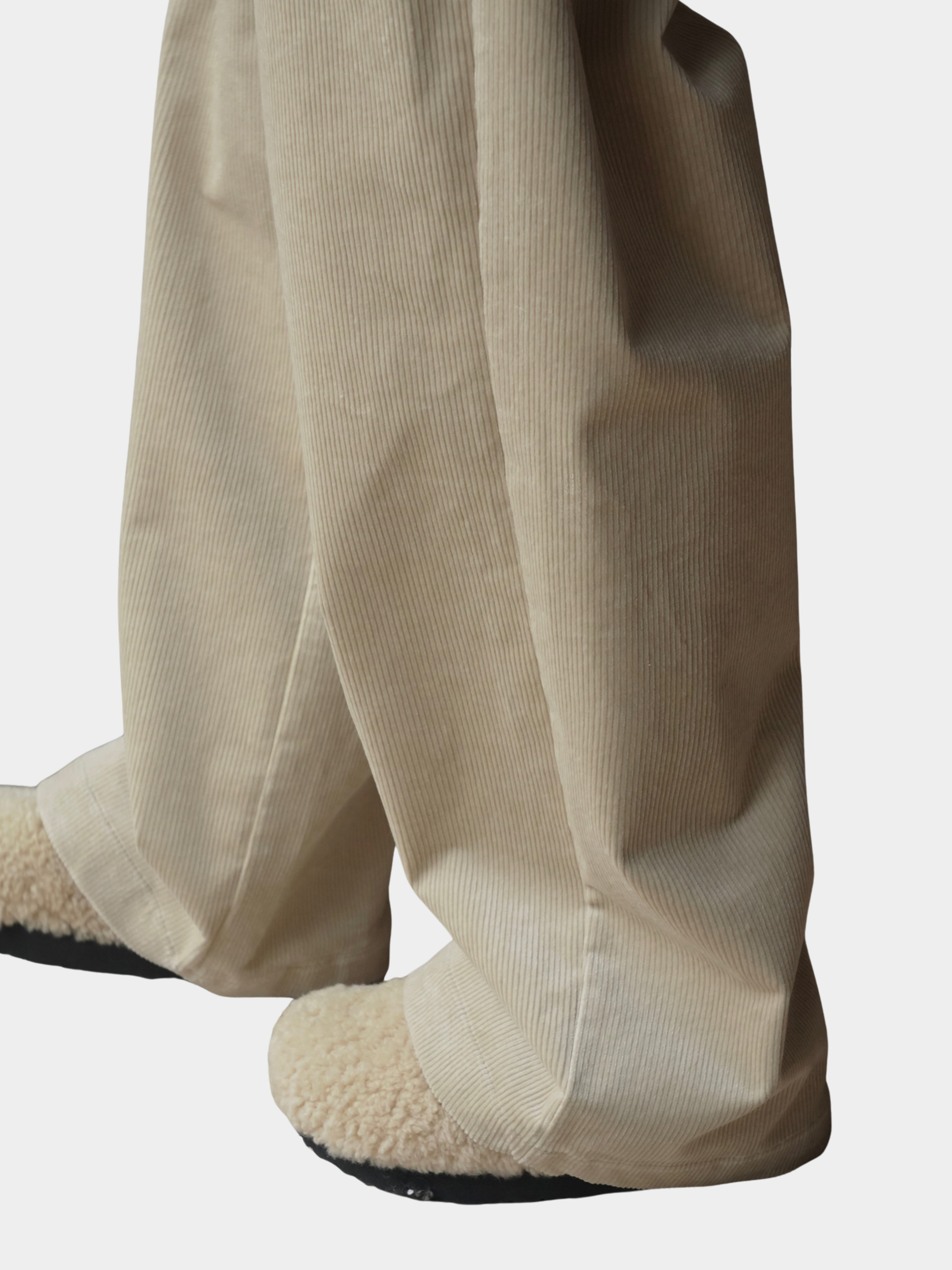 Alpine - Women's Corduroy Wide-Leg Straight Pants