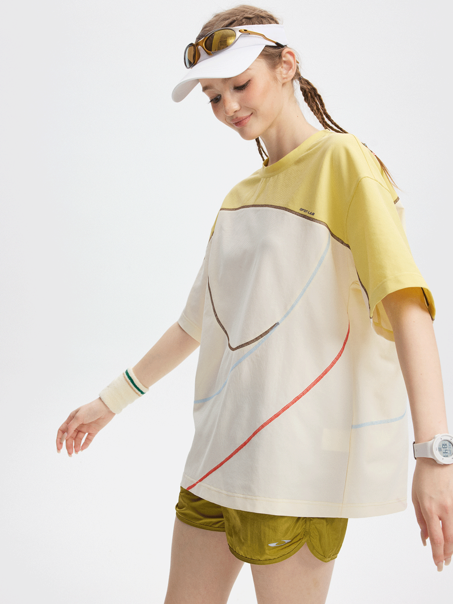 SwiftMove - Women's Quick-Dry Contrast Panel Performance T-Shirt