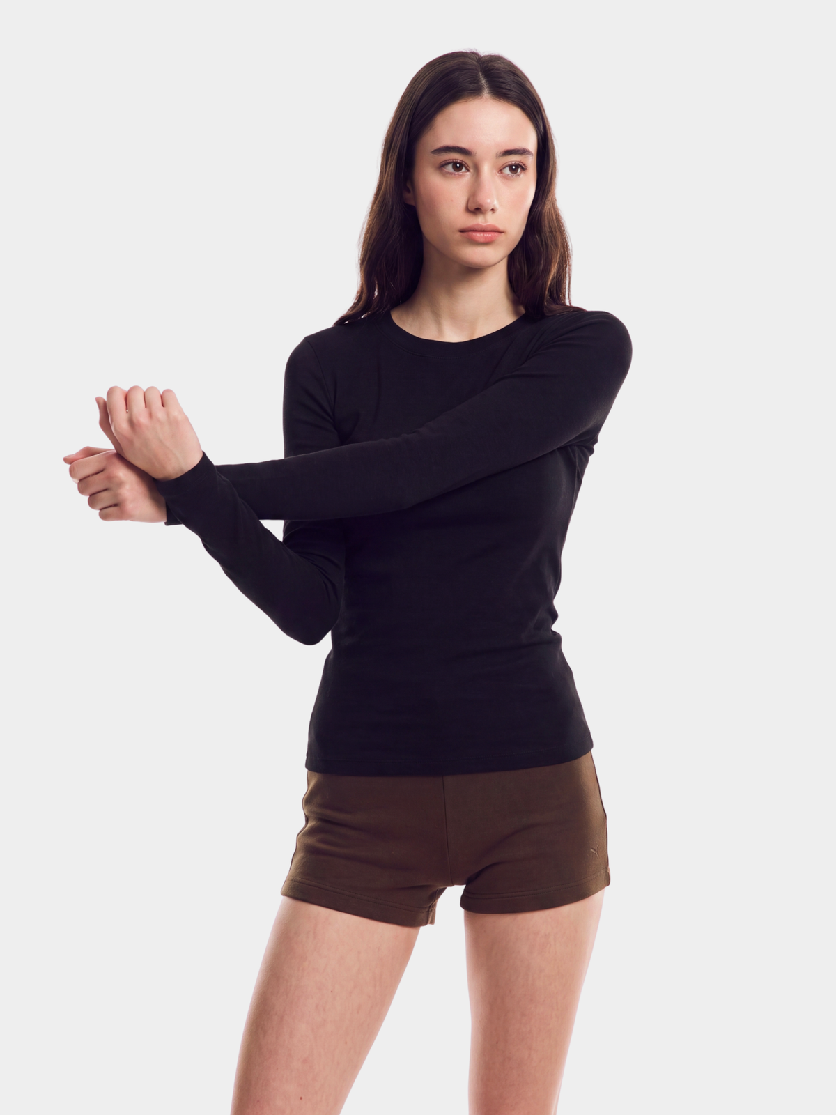 Boreal - Women's Tencel™ Wool Fitted Crew Neck Long Sleeve Top