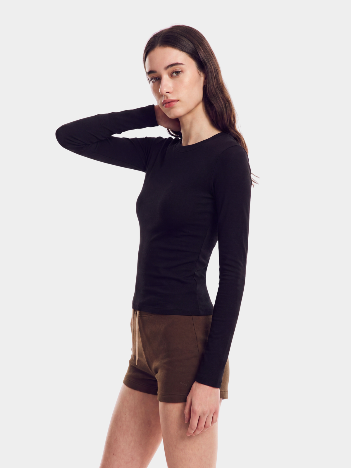 Boreal - Women's Tencel™ Wool Fitted Crew Neck Long Sleeve Top