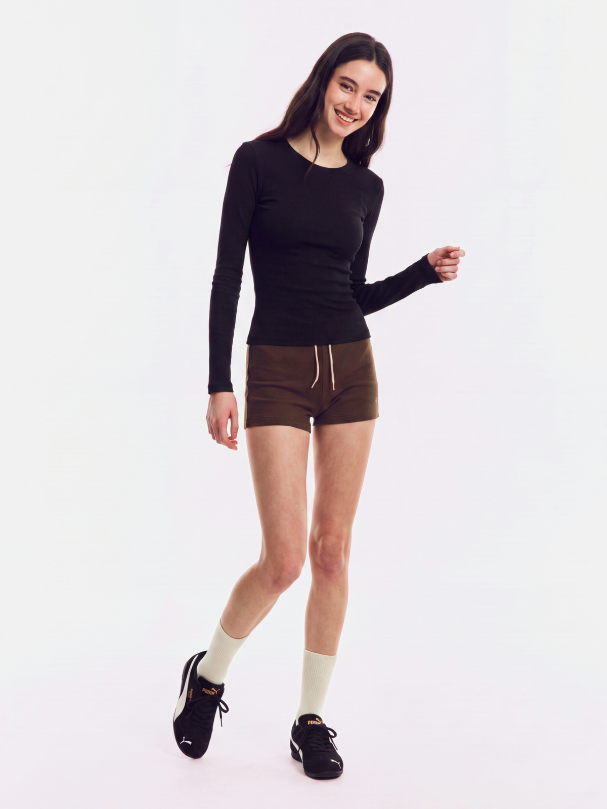 Boreal - Women's Tencel™ Wool Fitted Crew Neck Long Sleeve Top