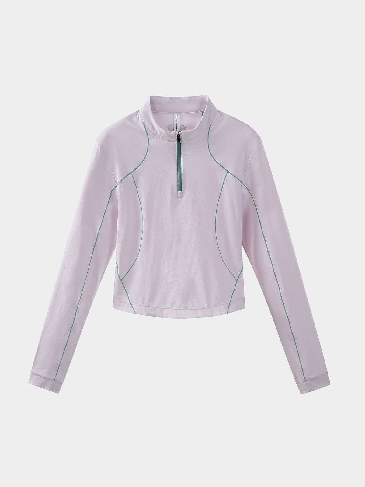 Frostthorn - Women's Half-Zip Mock Neck Yoga & Training Long Sleeve Tee