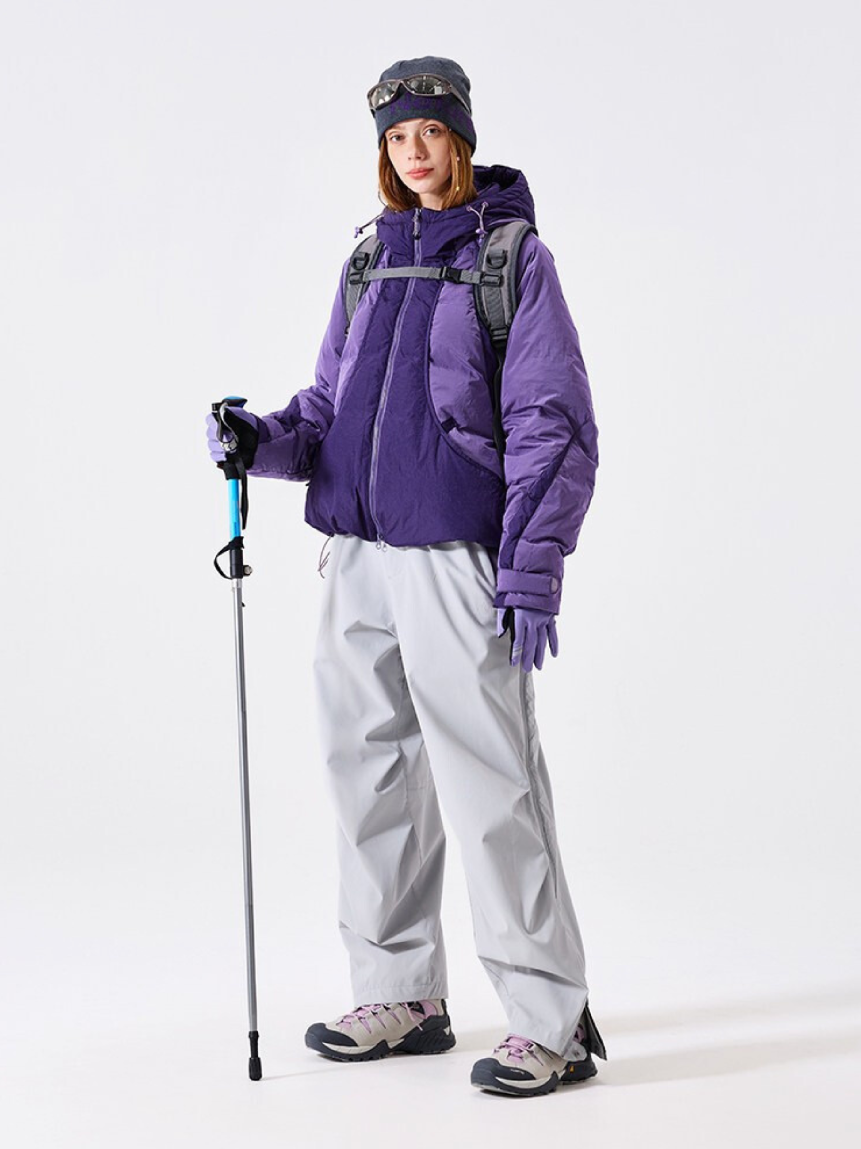 RavenPath - Women's Windproof & Water-Repellent 85% White Duck Down Jacket