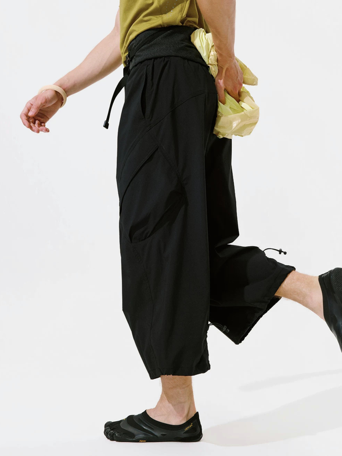 FoldDraw - Unisex Quick-Dry Adjustable Pleated Lightweight Cropped Pants